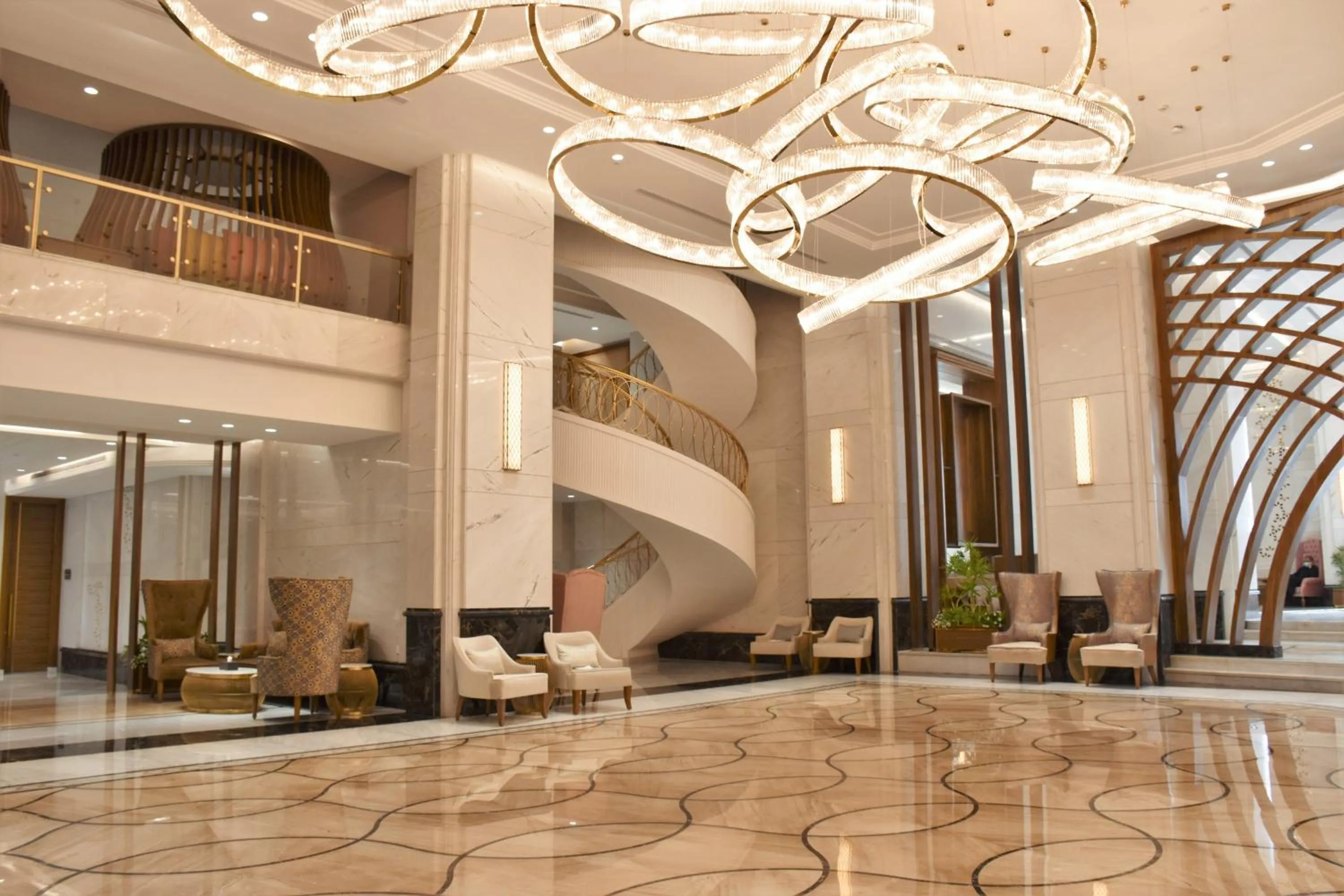 Lobby or reception in Midan Hotel & Suites Al Aziziya