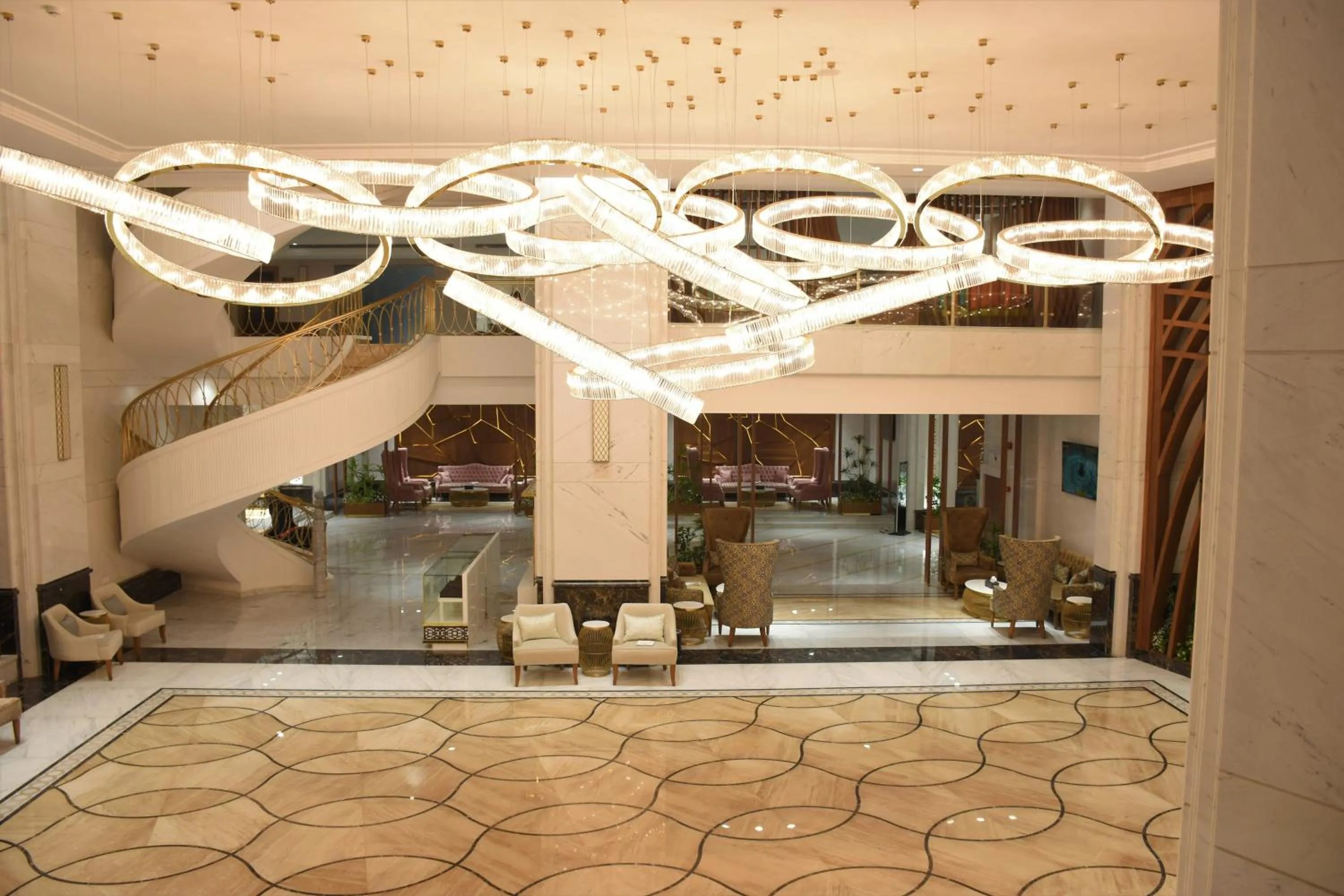 Lobby or reception in Midan Hotel & Suites Al Aziziya