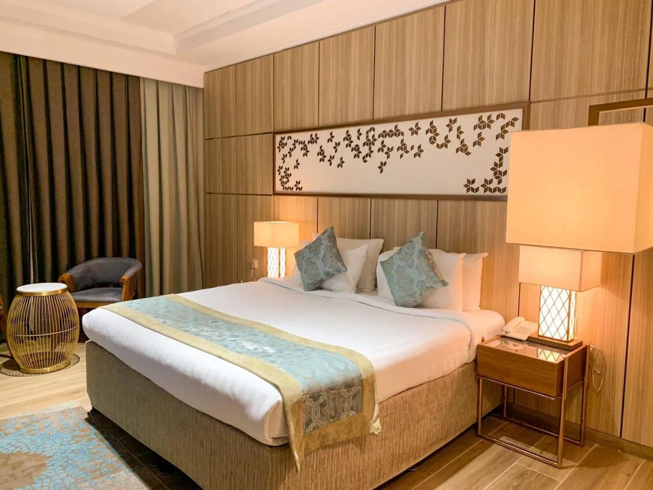 Bedroom, Bed in Midan Hotel & Suites Al Aziziya
