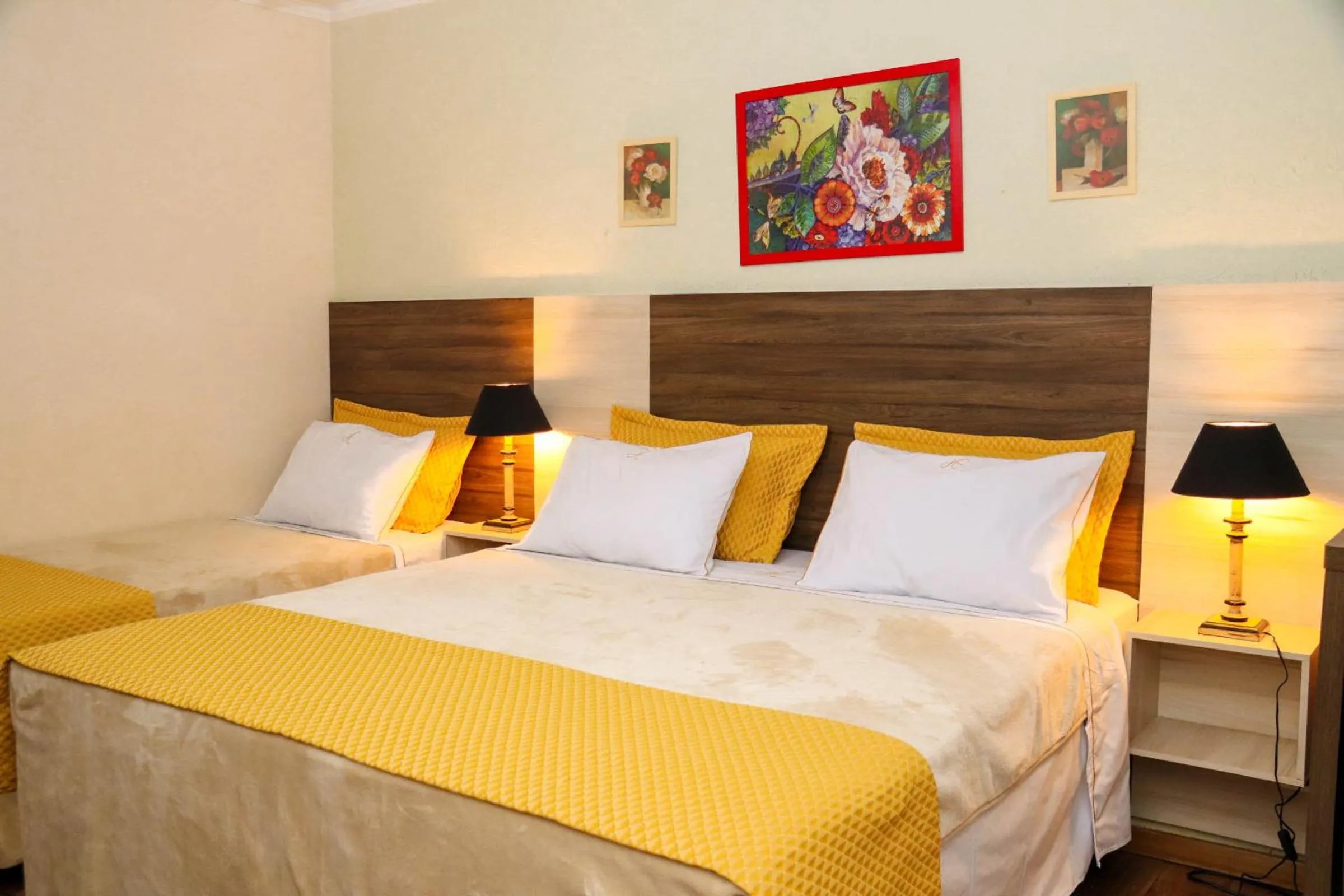 Bed in Hotel Estância