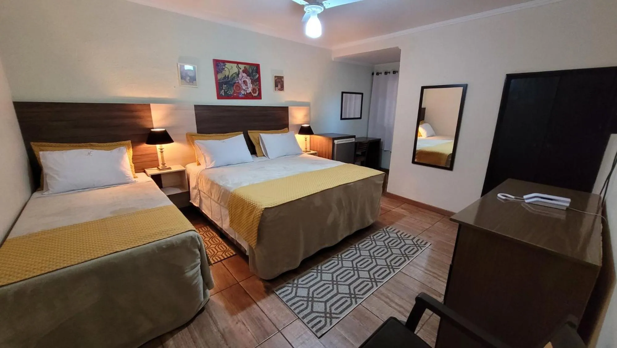 Bed in Hotel Estância
