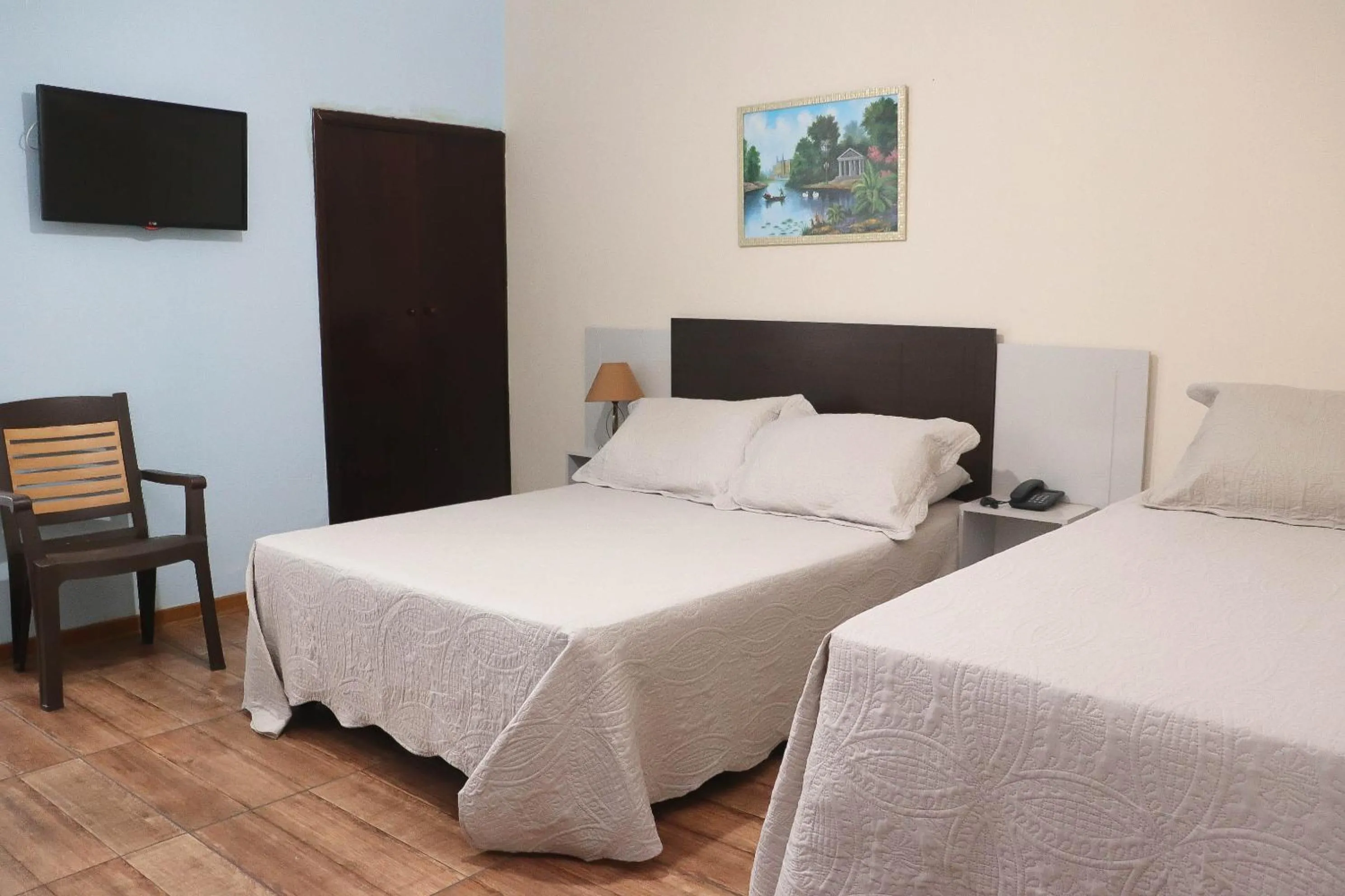 Bed in Hotel Estância
