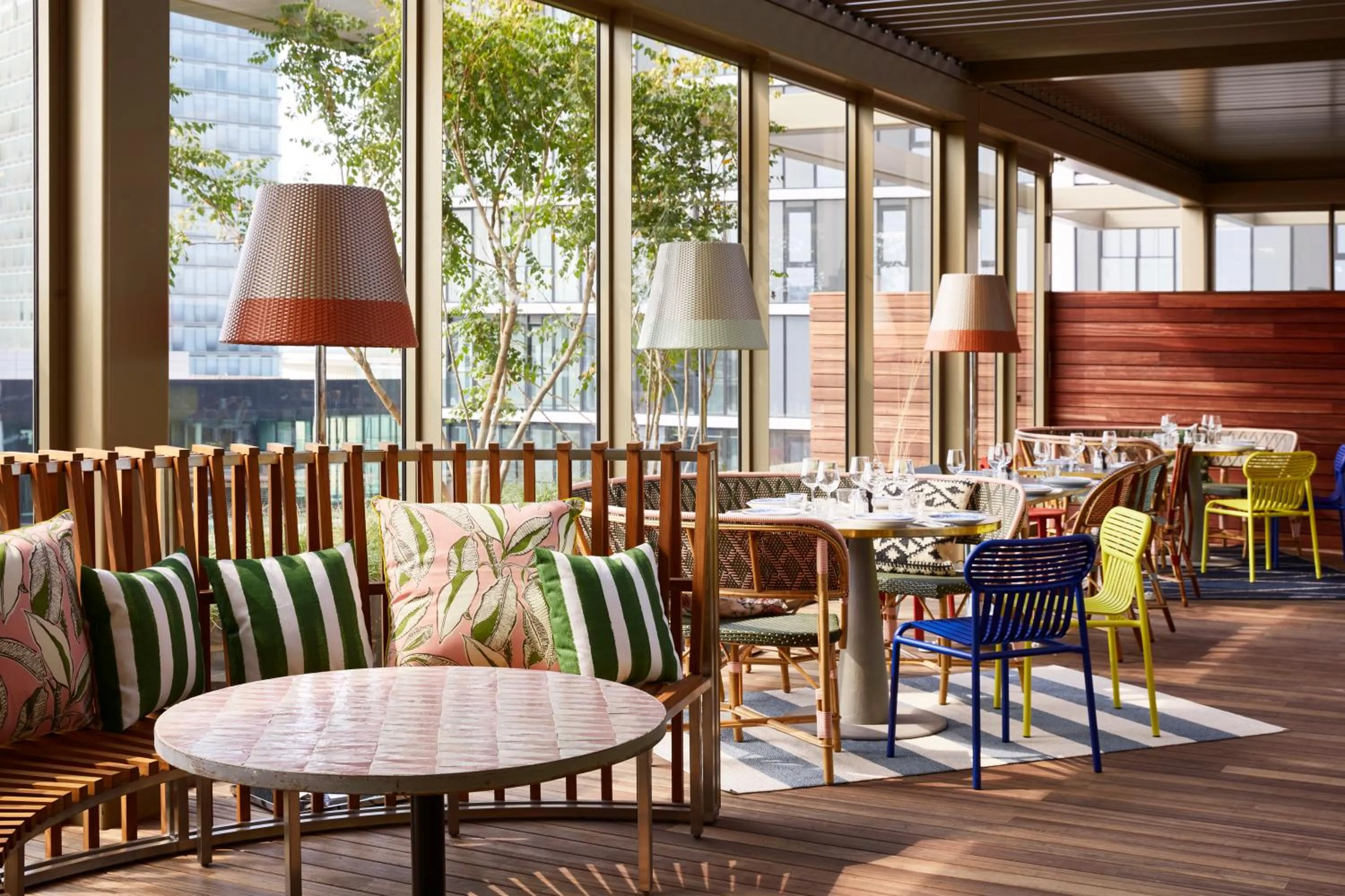 Balcony/Terrace in Mama Shelter Luxembourg