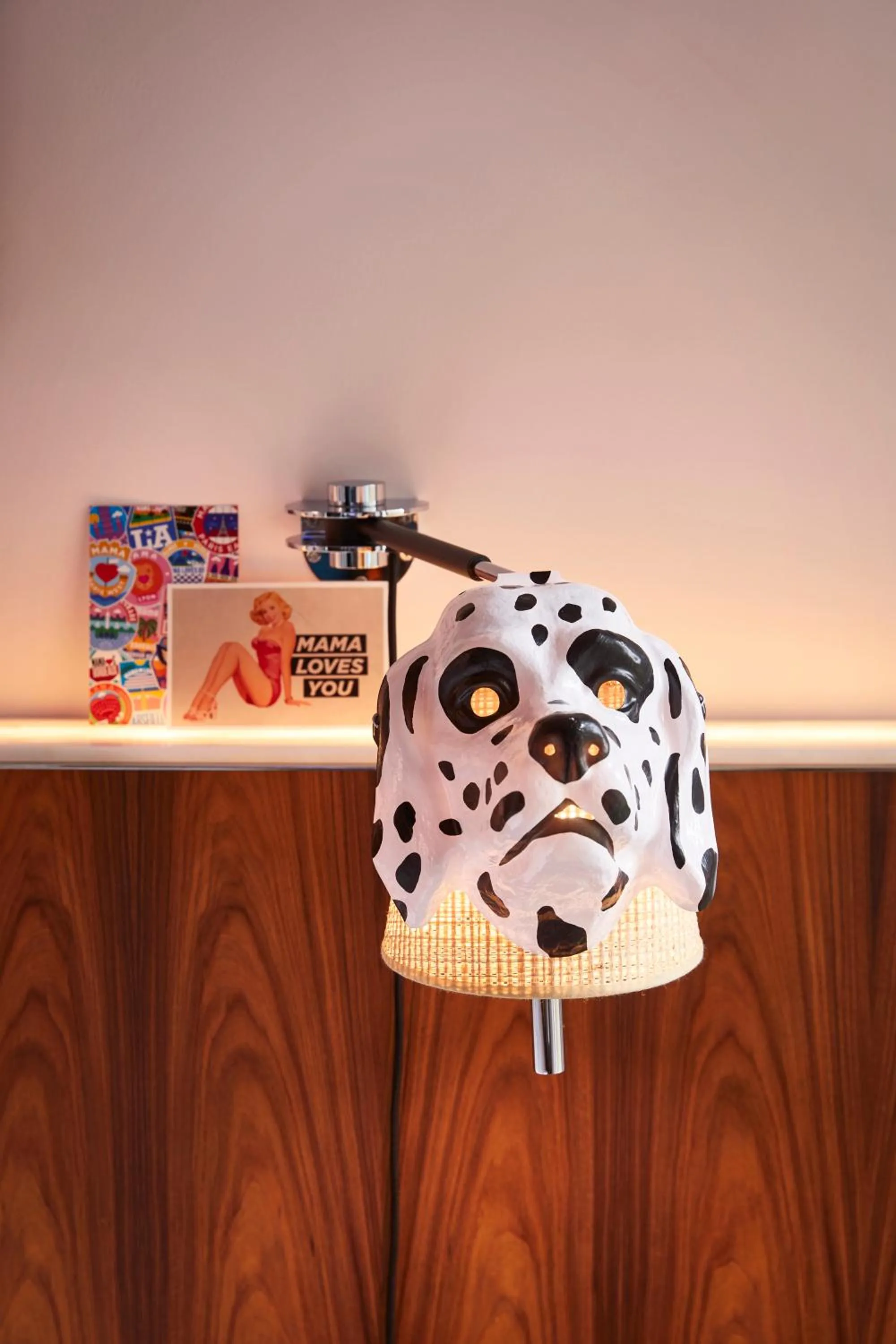 Decorative detail in Mama Shelter Luxembourg