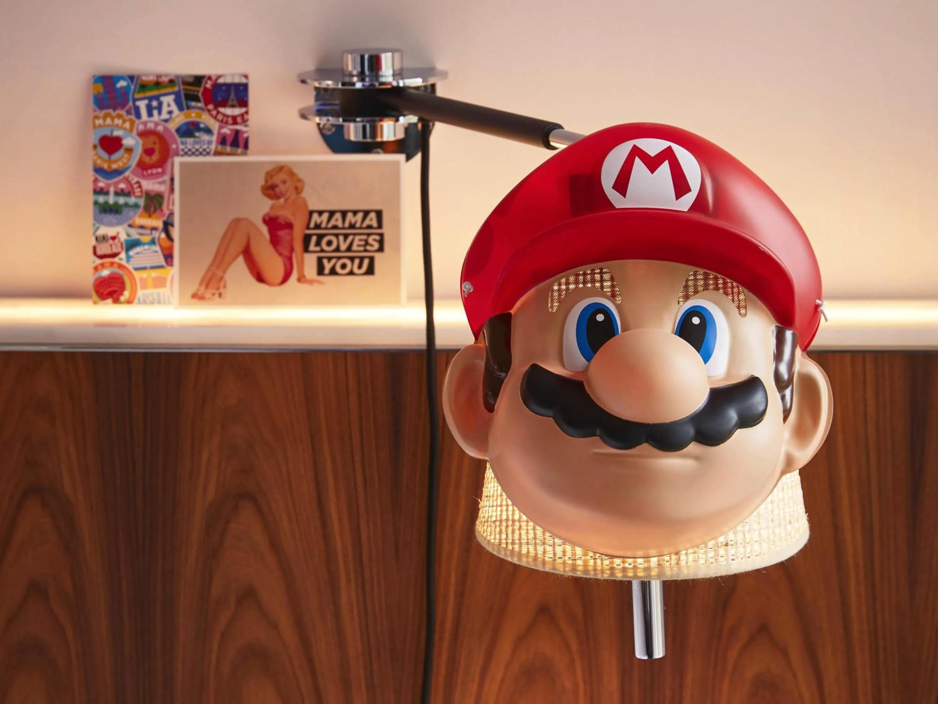 Bedroom in Mama Shelter Luxembourg