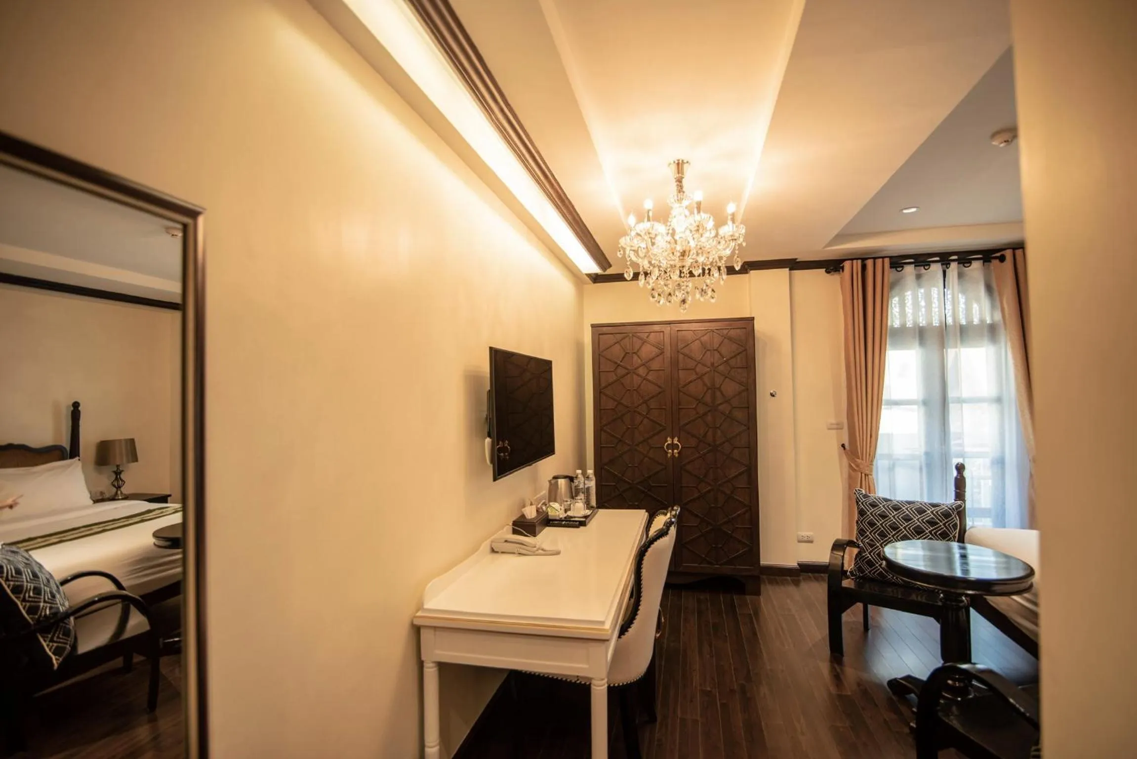 TV and multimedia, Bed in Nanta Glam CM Hotel & Residences