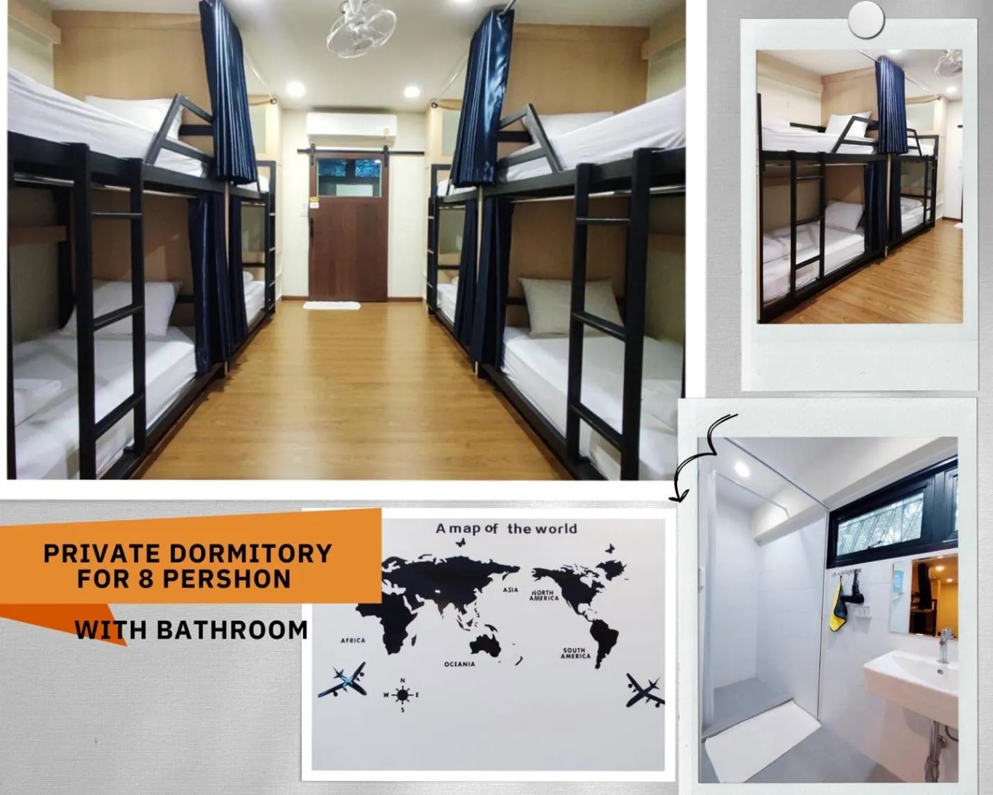 Bed in More than Sleep Hostel Pak Chong-Khao yai