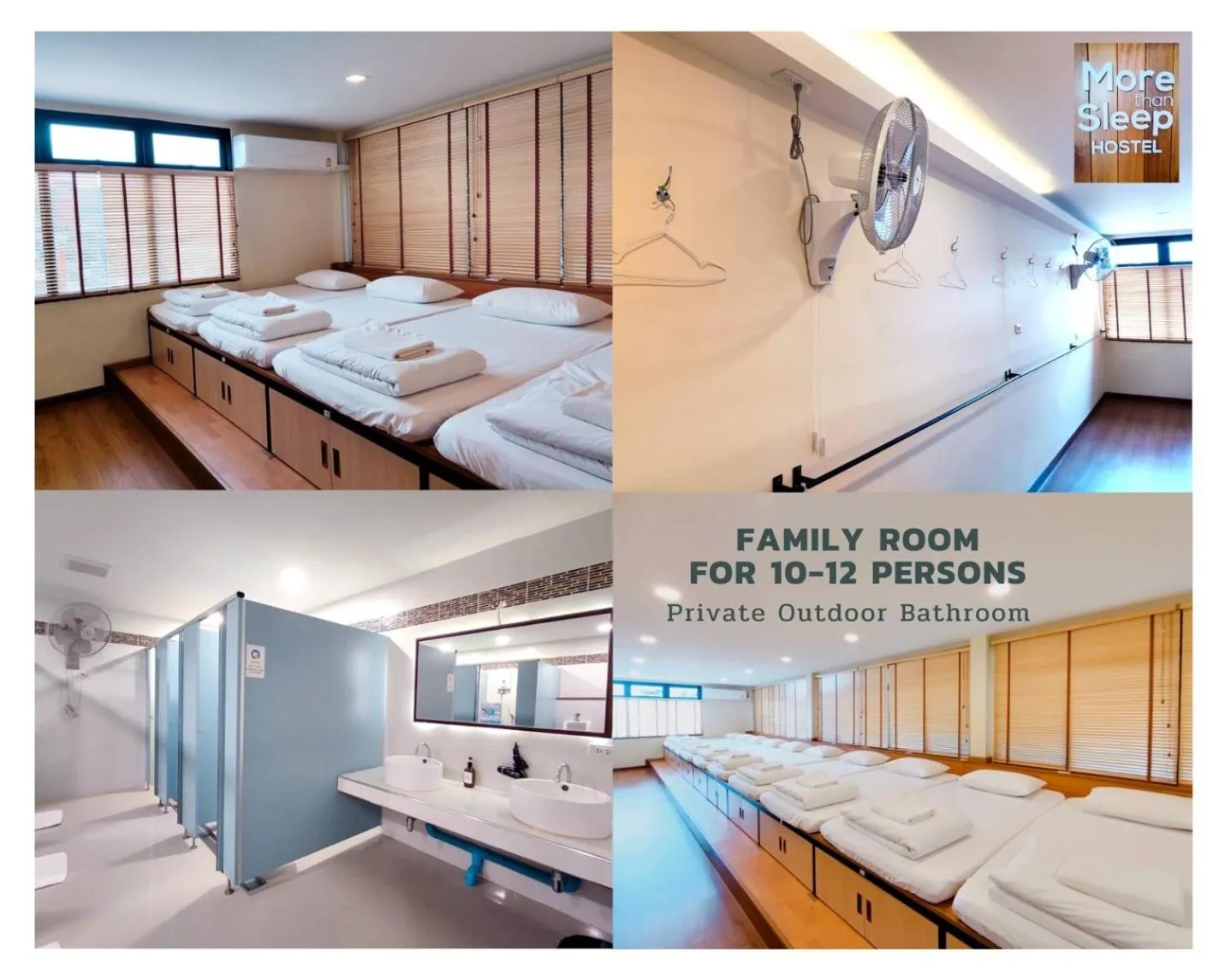 Bed in More than Sleep Hostel Pak Chong-Khao yai