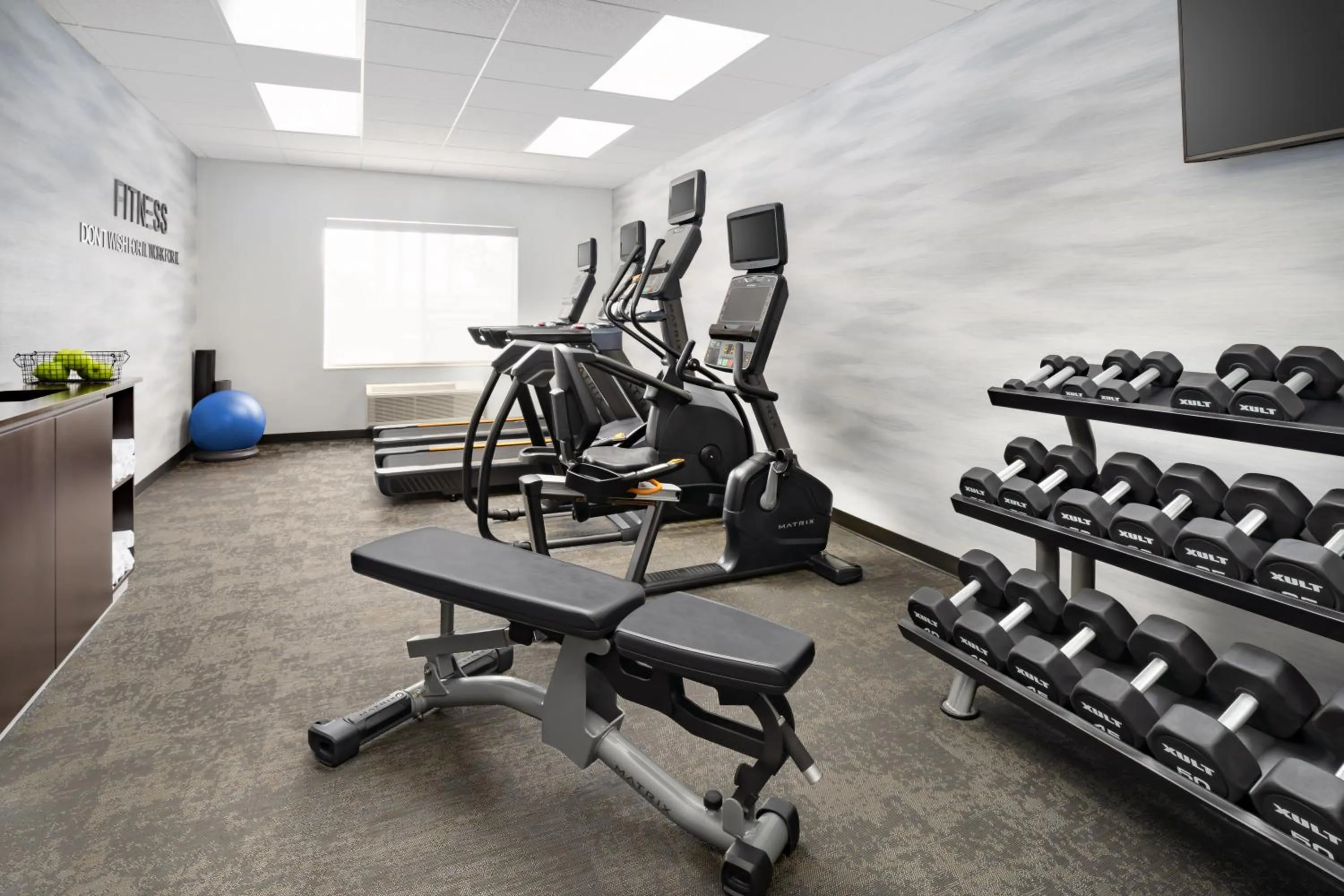 Fitness centre/facilities in Fairfield Inn & Suites Boca Raton