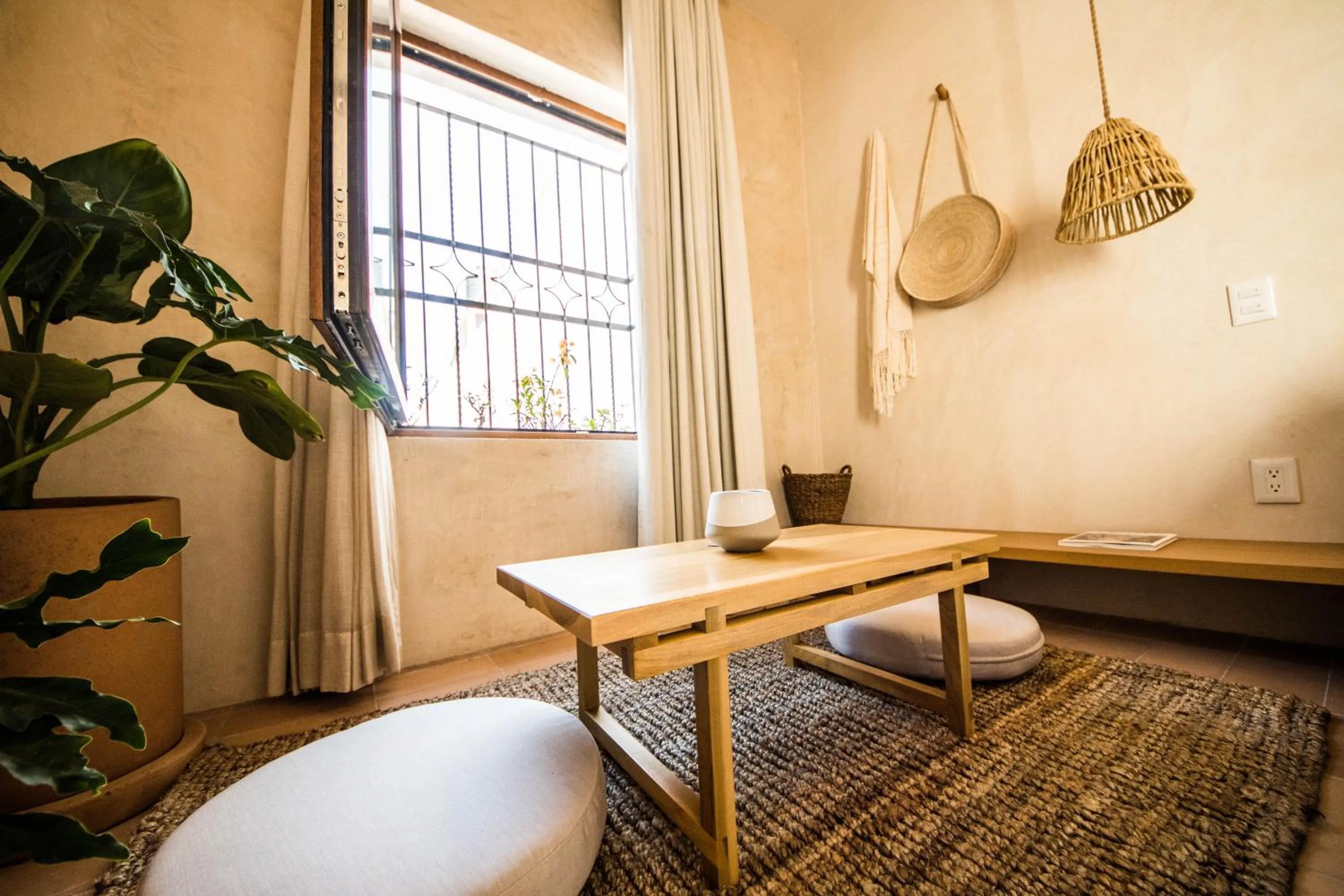 Seating area in Casa Montore by Barrio Mexico