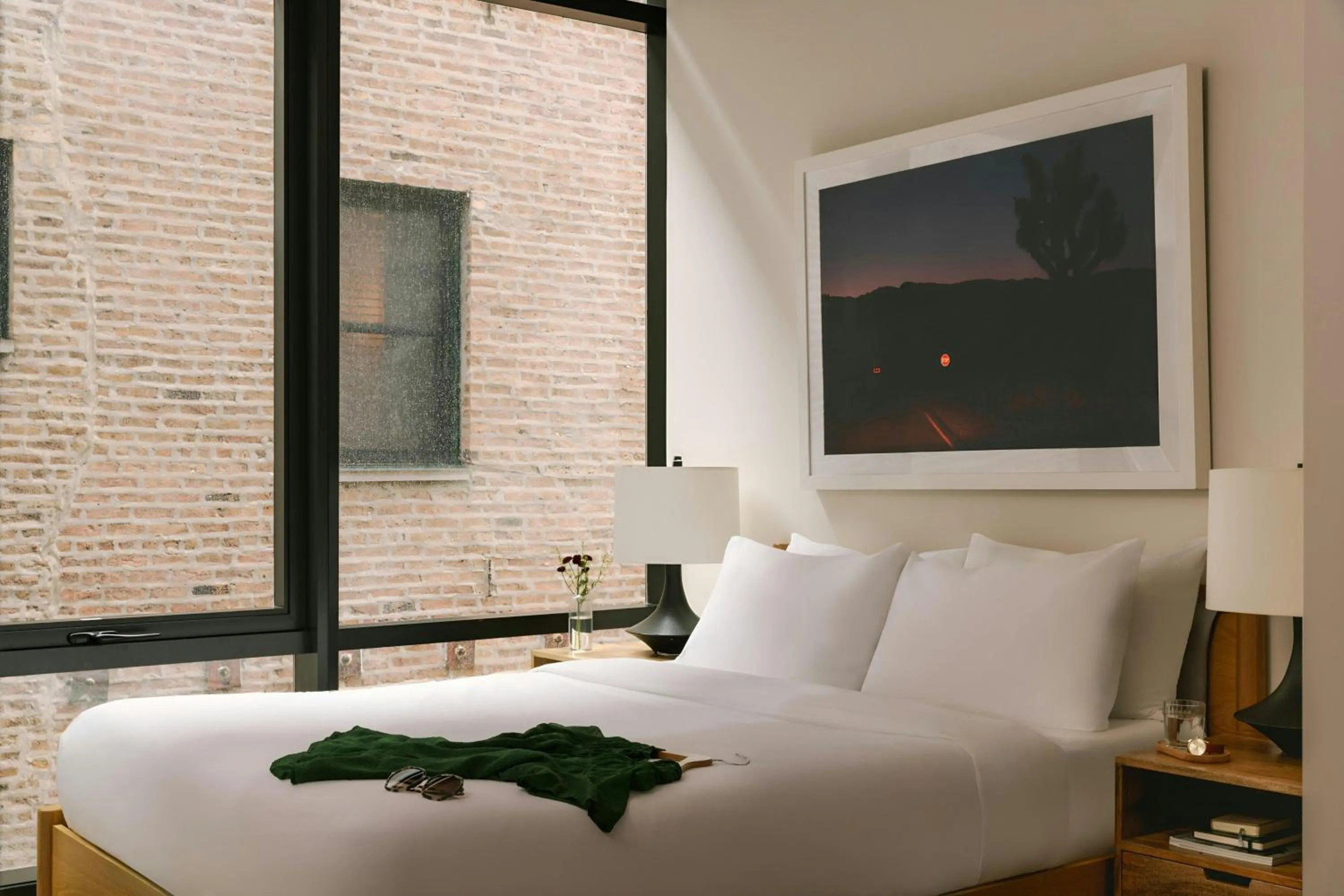 Bedroom, Bed in Sonder by Marriott Bonvoy South Wabash Apartments South Loop