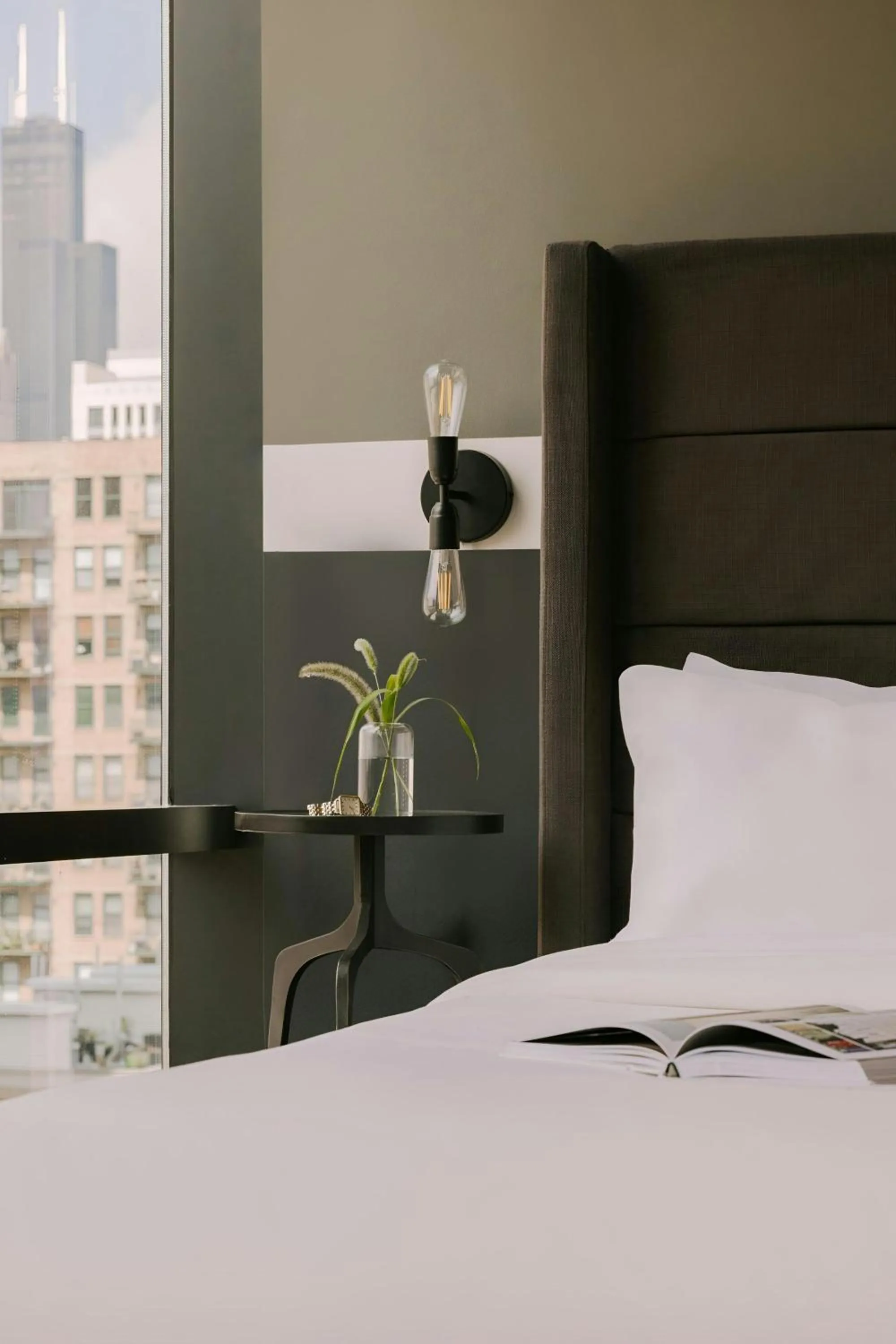 Bedroom, Bed in Sonder by Marriott Bonvoy South Wabash Apartments South Loop