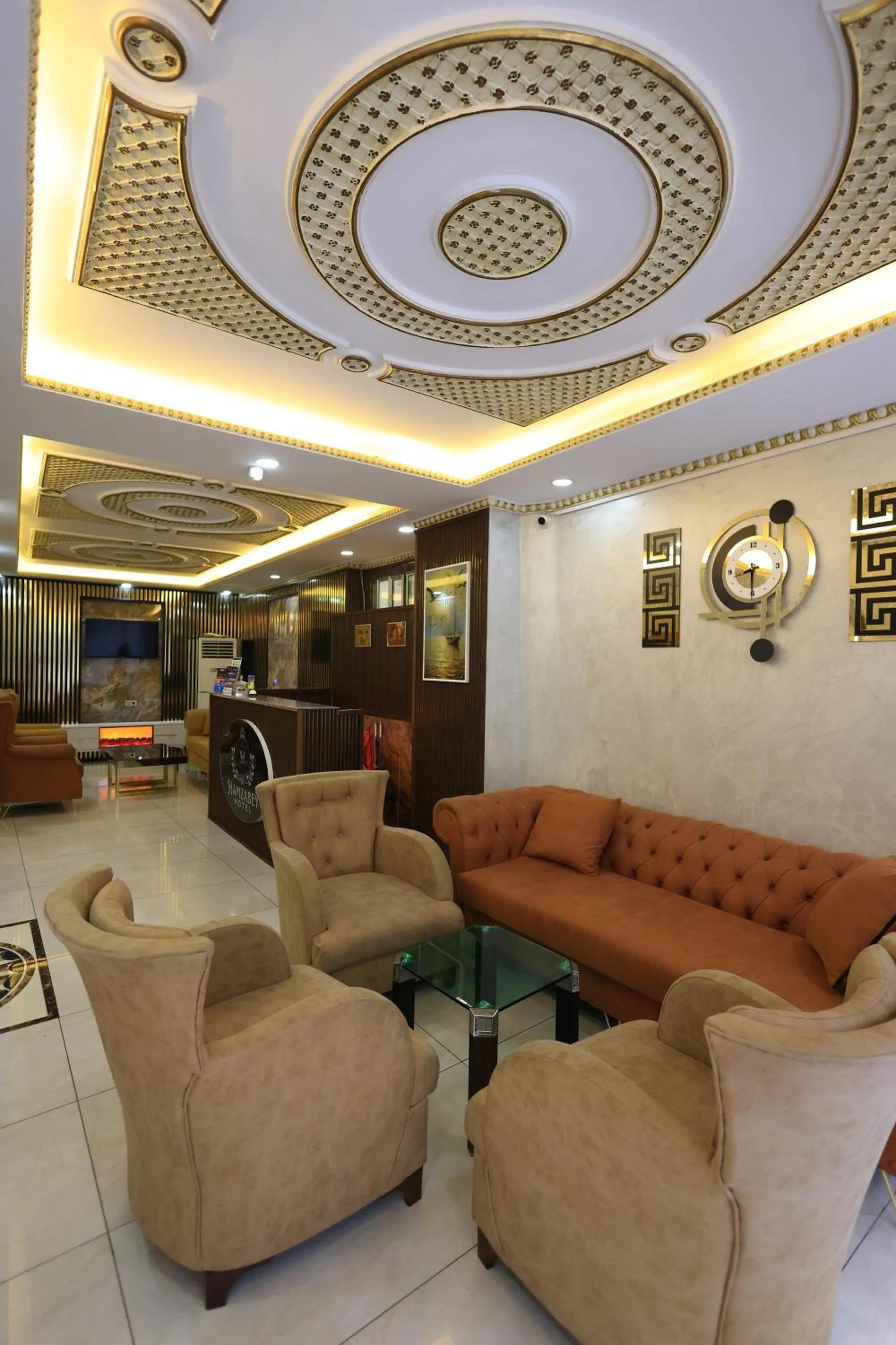 Lobby or reception in HamzaBey Hotel