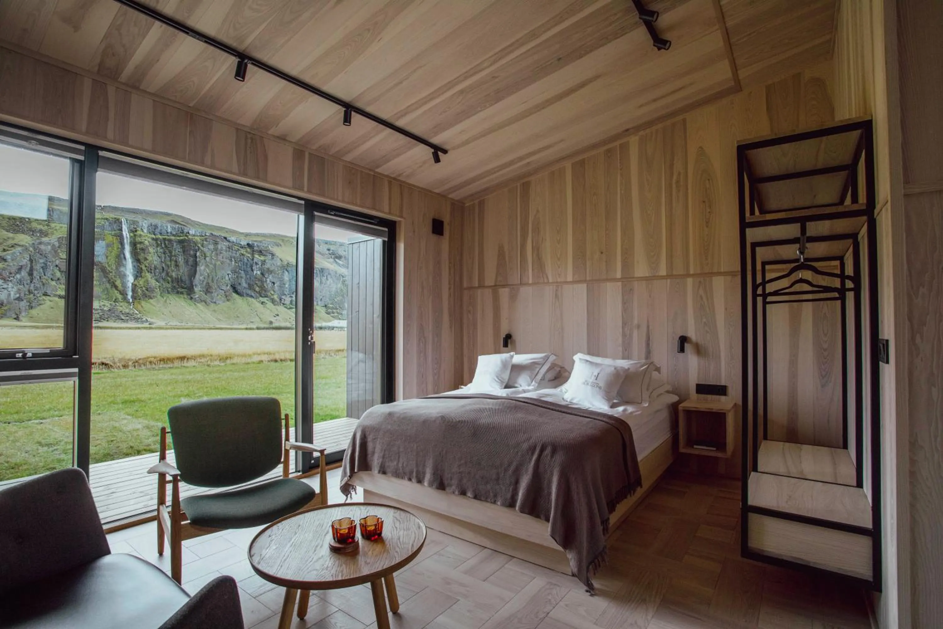 Bedroom, Bed in Seljalandsfoss Horizons