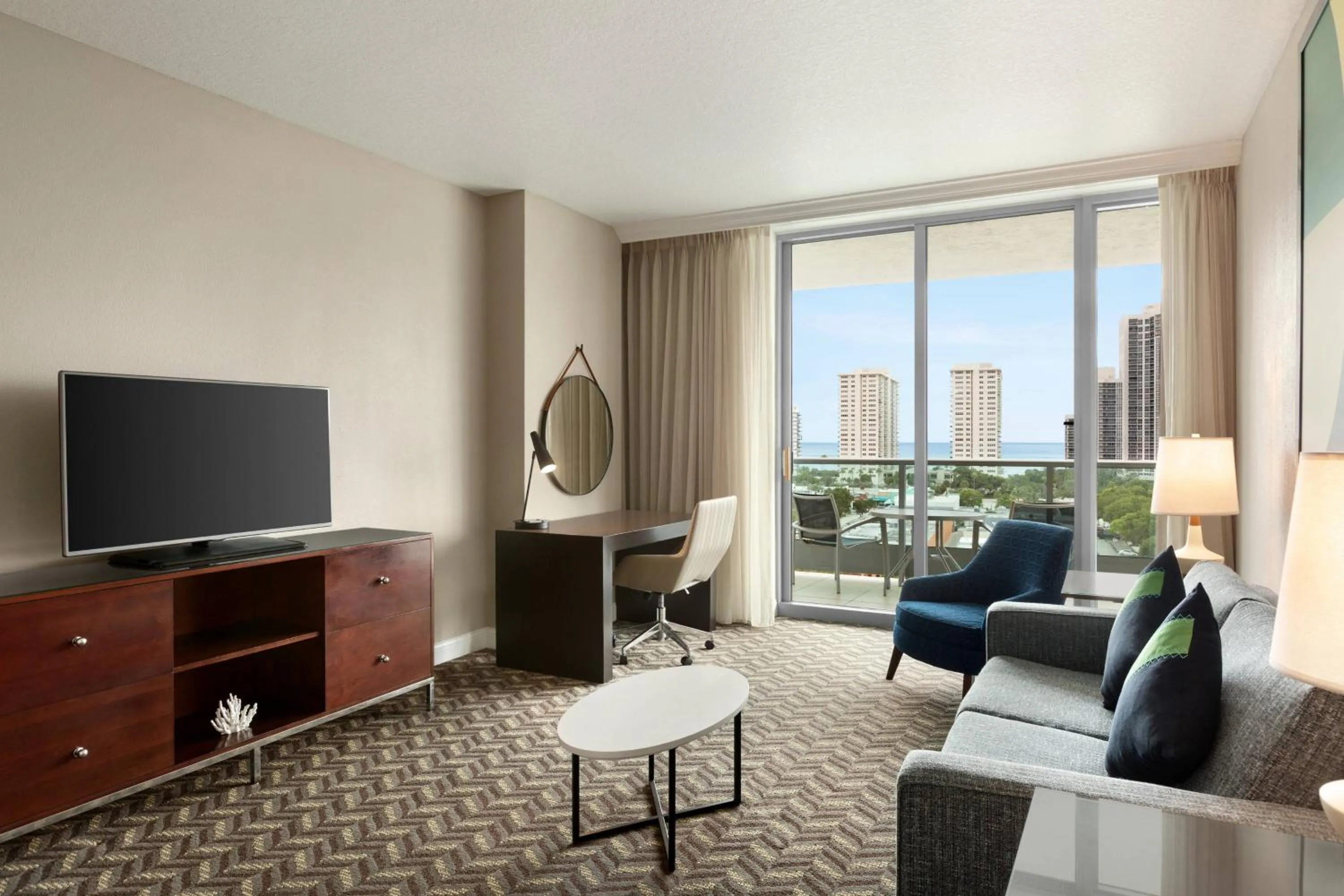 Living room in Residence Inn by Marriott Fort Lauderdale Intracoastal