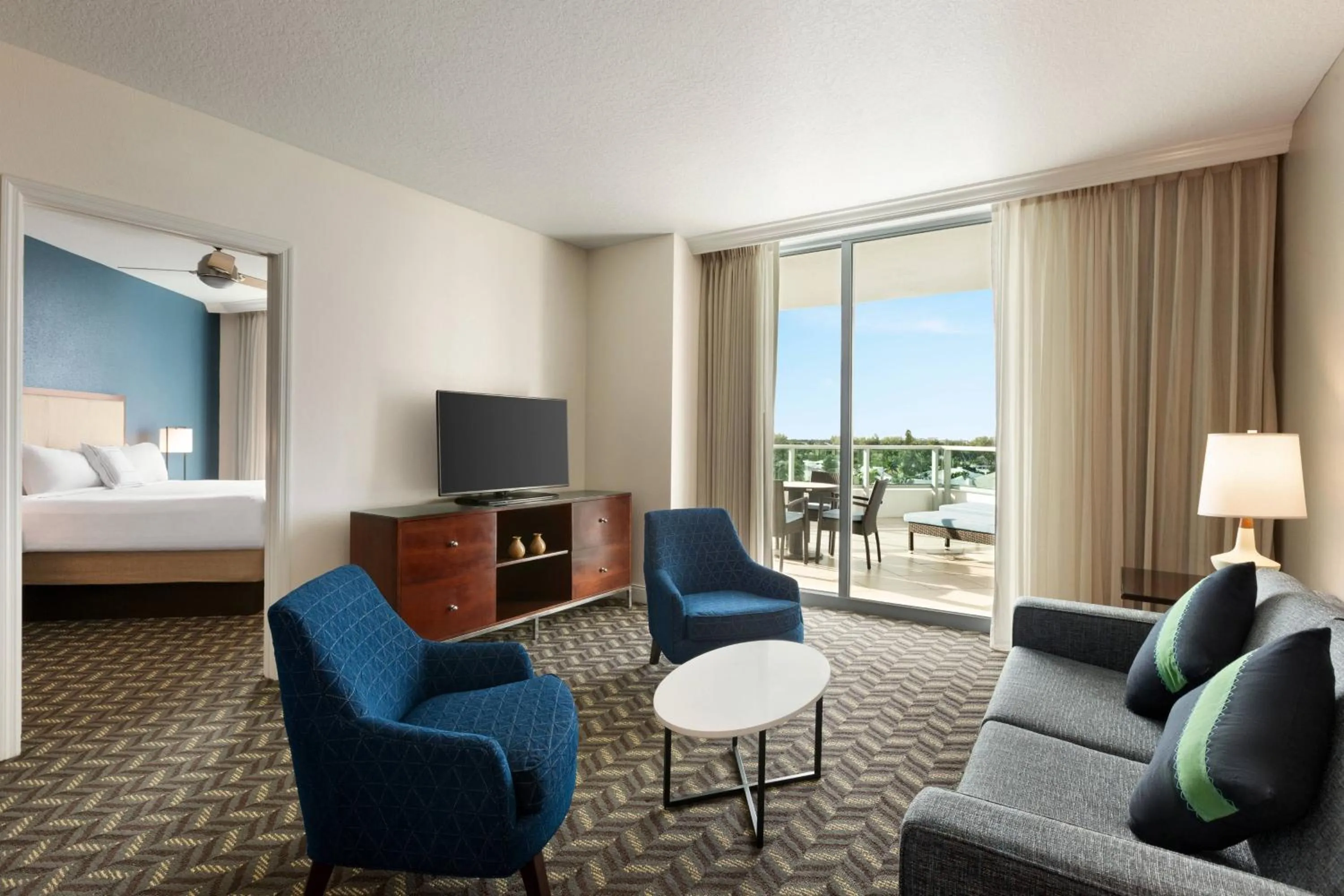Bedroom, Bed in Residence Inn by Marriott Fort Lauderdale Intracoastal