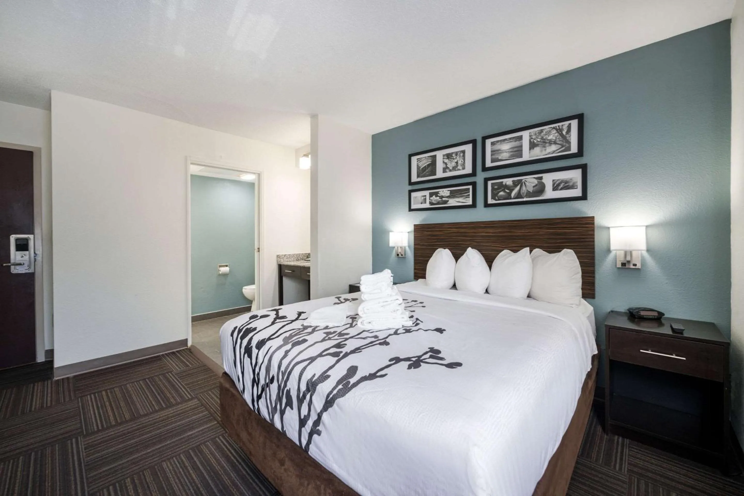 Bedroom, Bed in Sleep Inn & Suites Chesapeake - Portsmouth