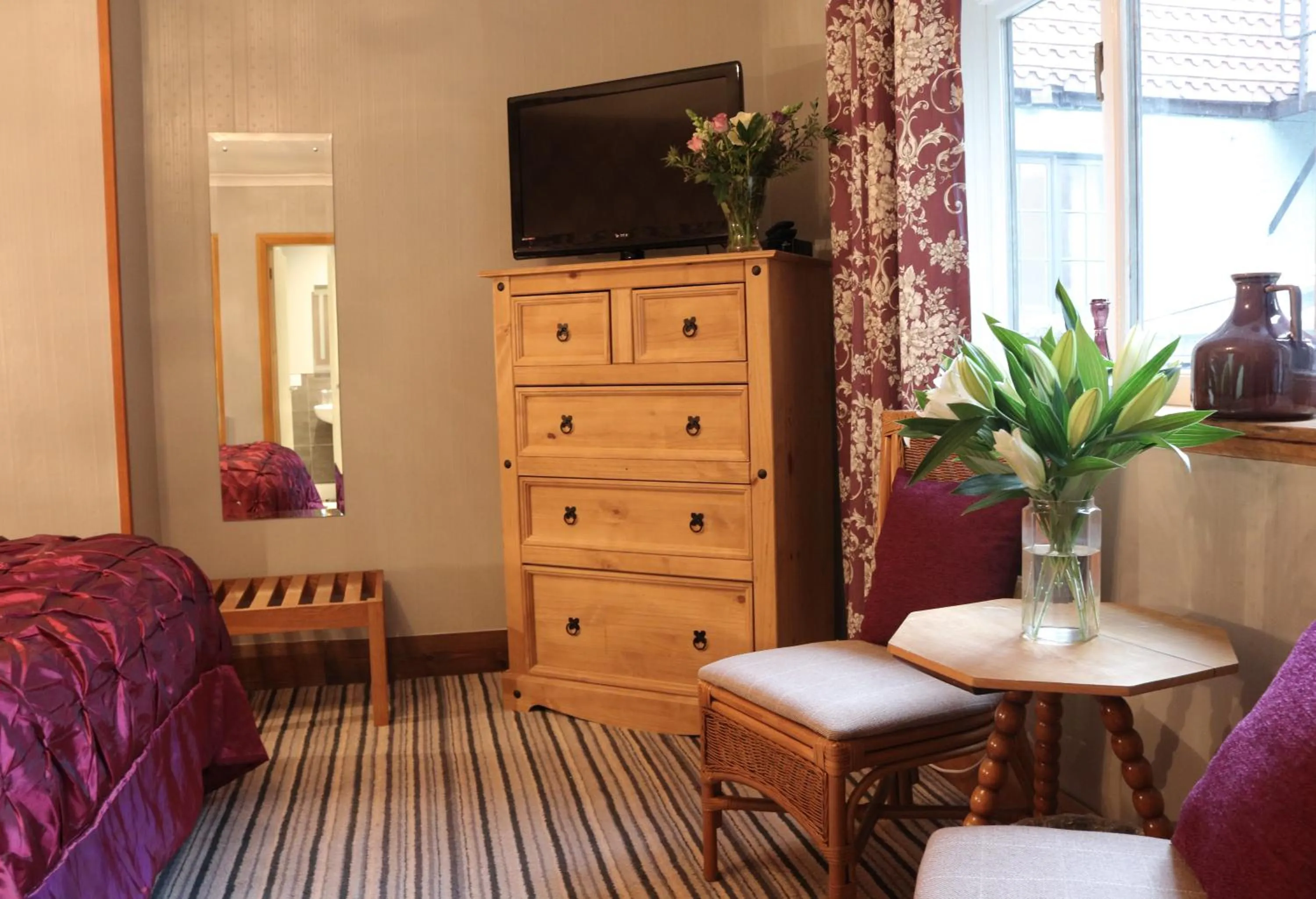 Seating area in The Inn on the Moor Hotel