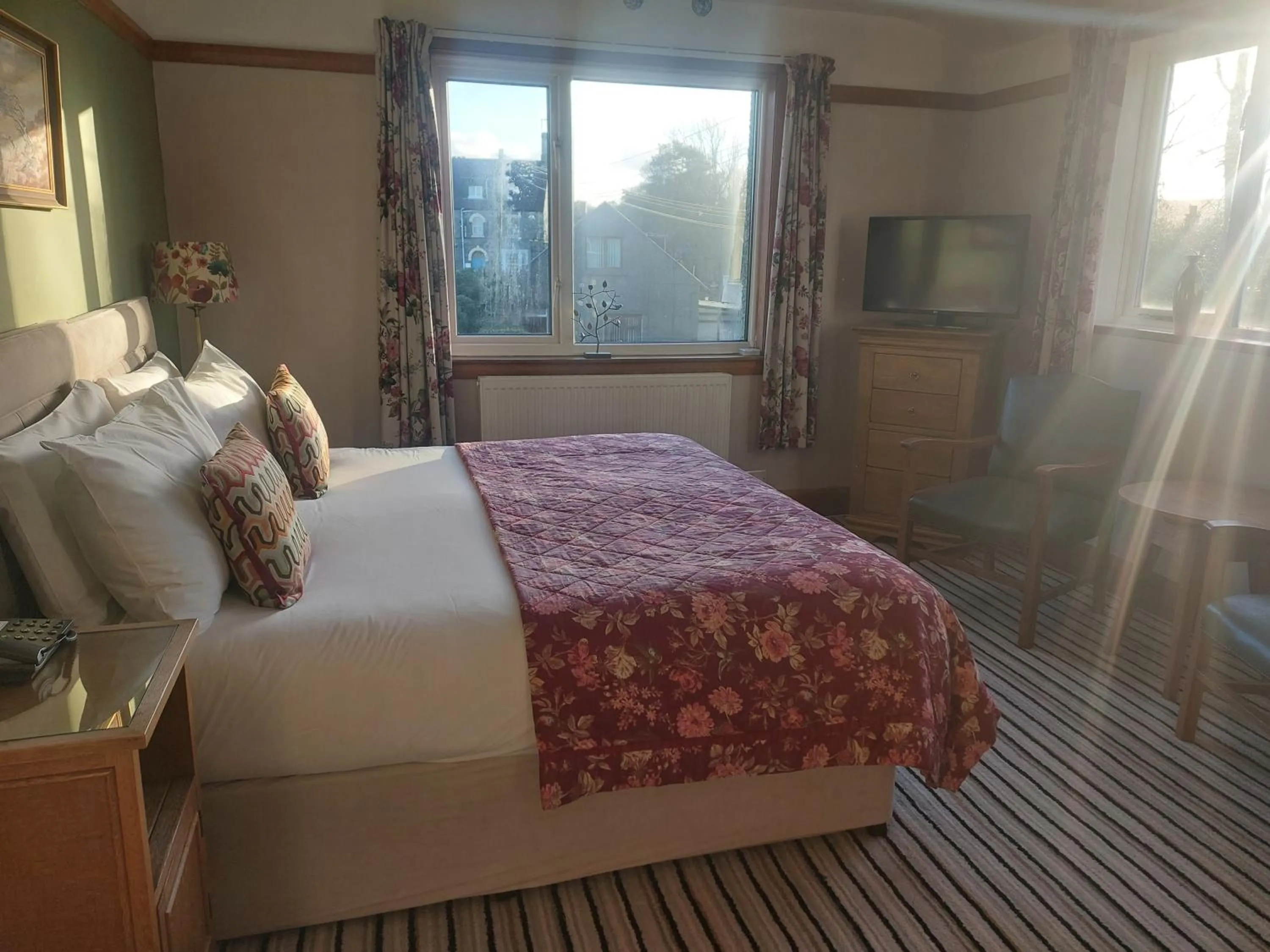 Bed in The Inn on the Moor Hotel