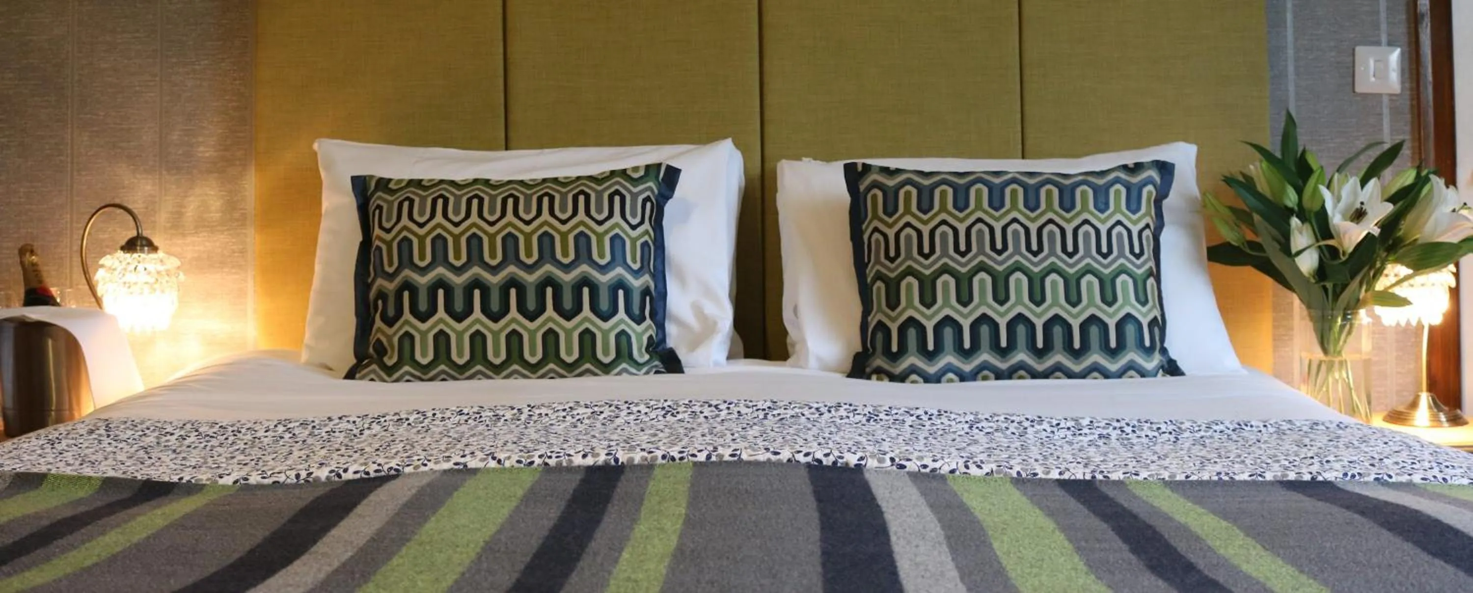 Bed in The Inn on the Moor Hotel