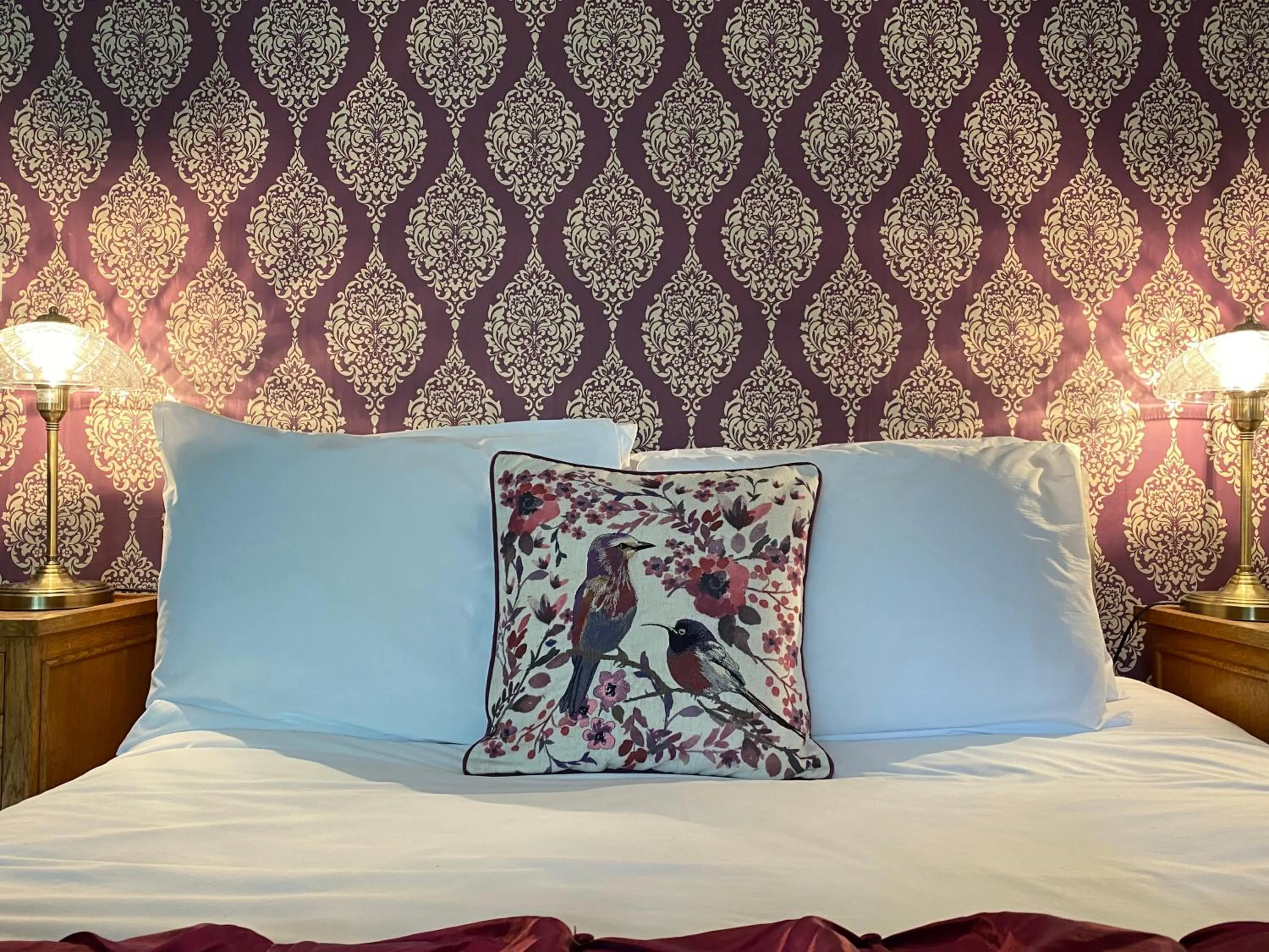 Bed in The Inn on the Moor Hotel