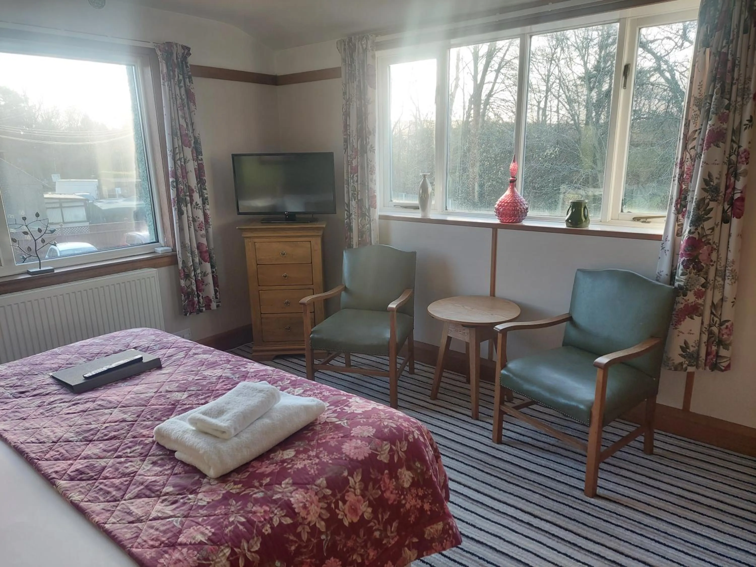 Bed in The Inn on the Moor Hotel