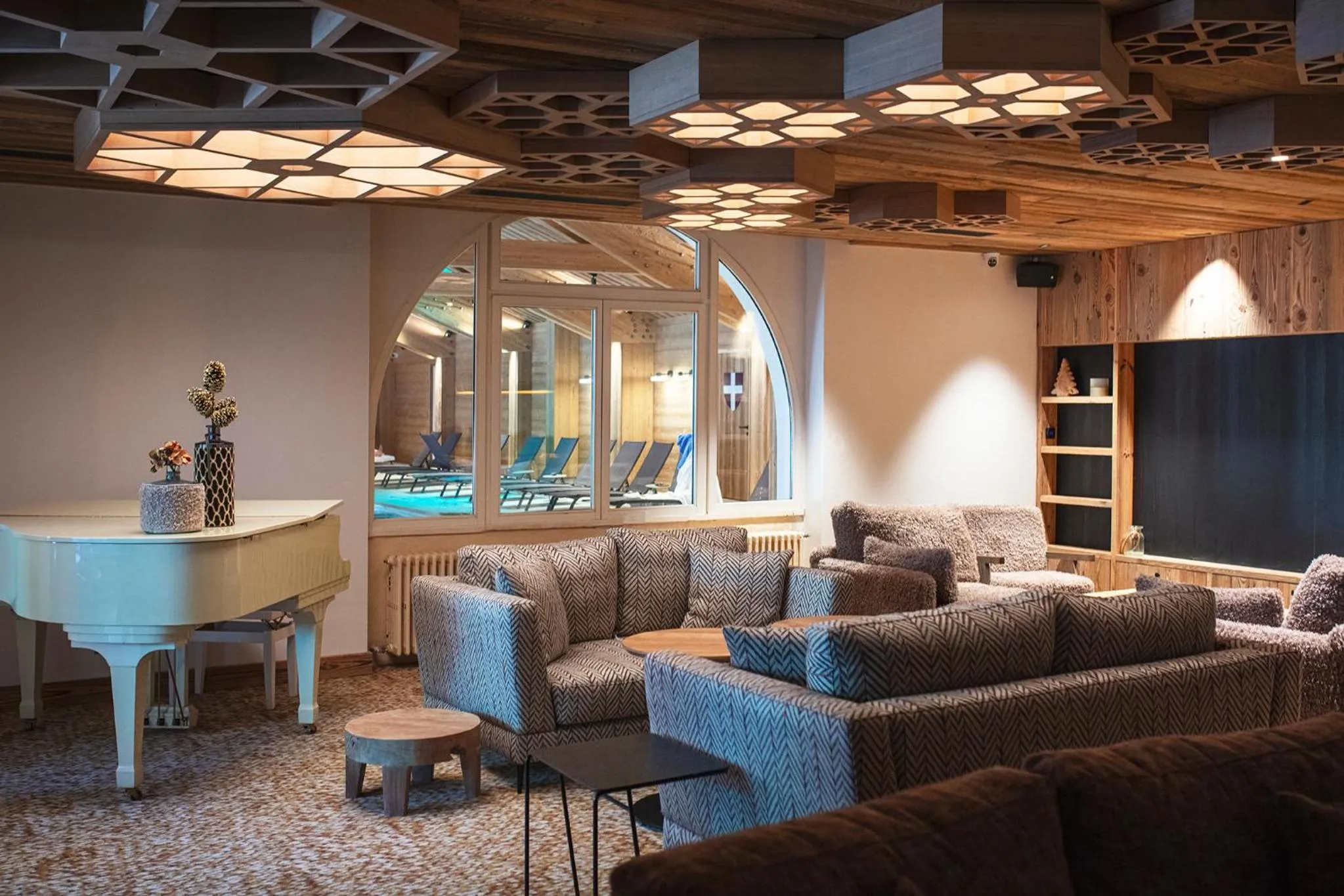 Communal lounge/ TV room in Hotel Beauregard