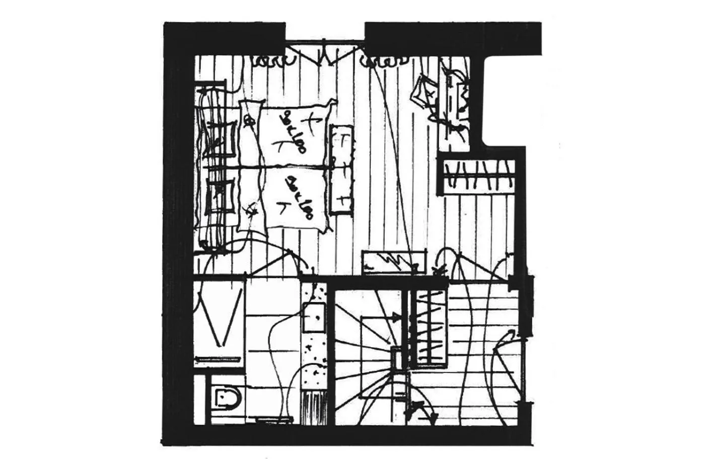 DUPLEX SUITE WITH BALCONY in Hotel Beauregard