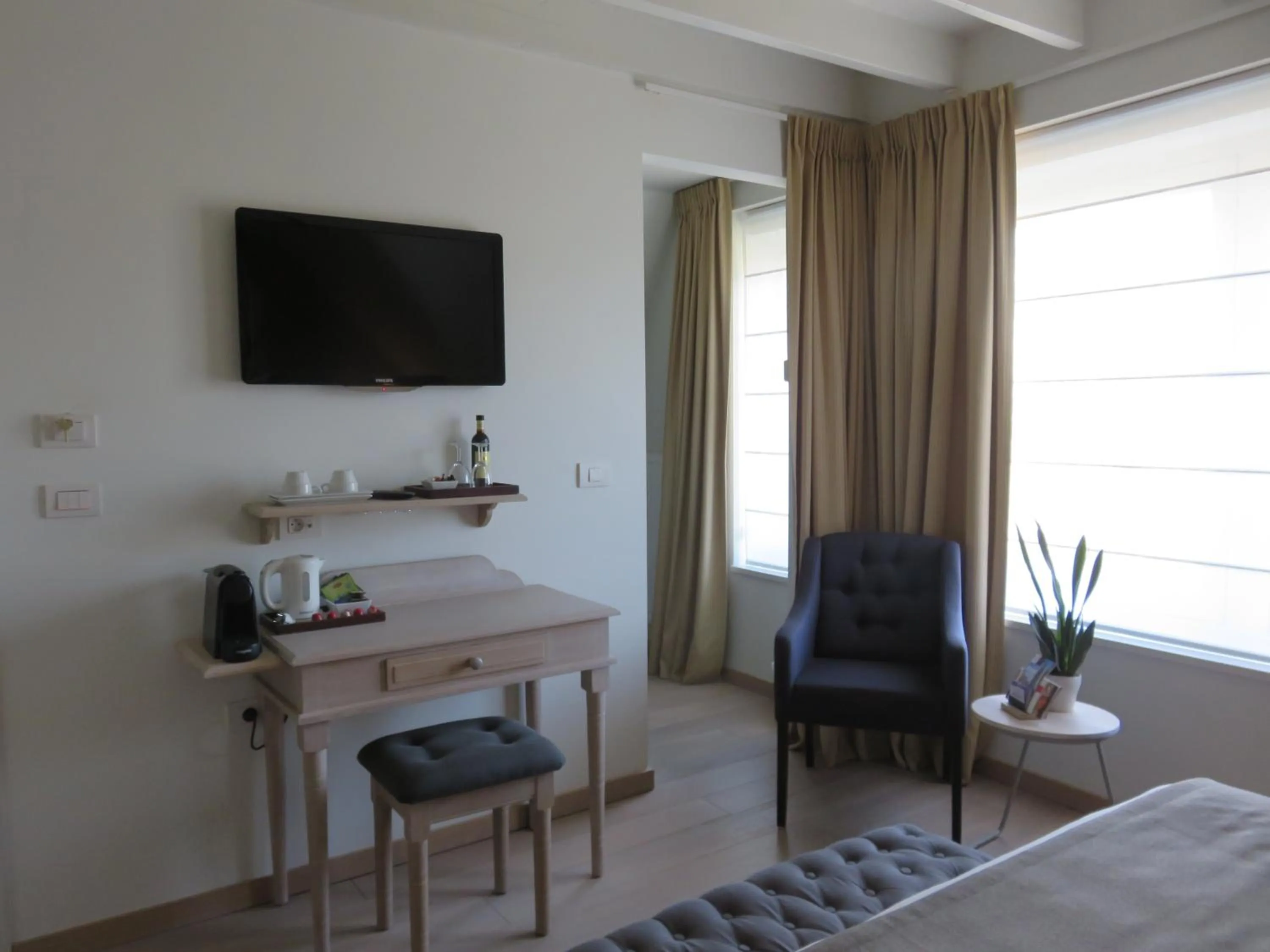 Seating area, Bed in B&B De Goede 13