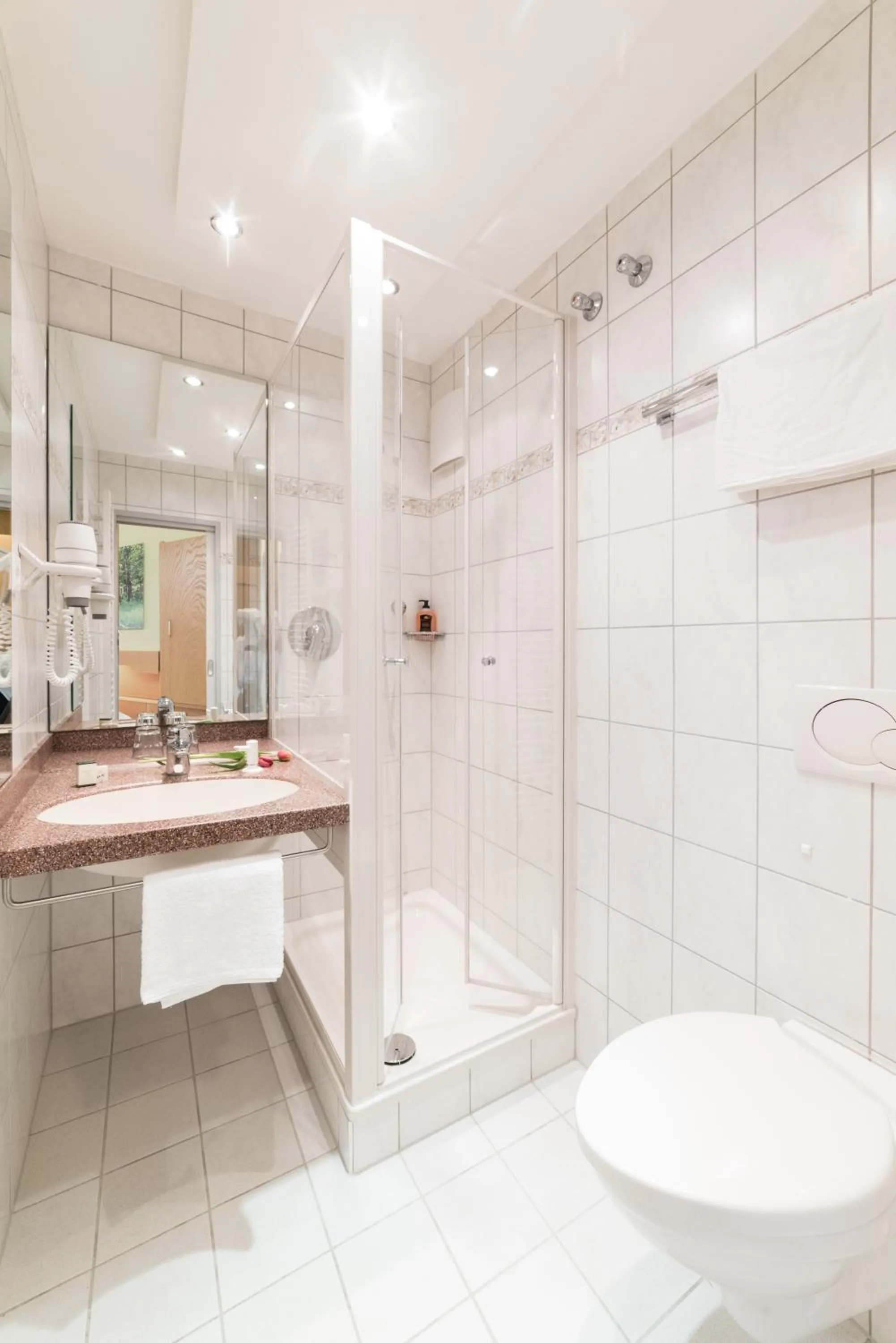 Bathroom in Hotel Garni Vier Jahreszeiten