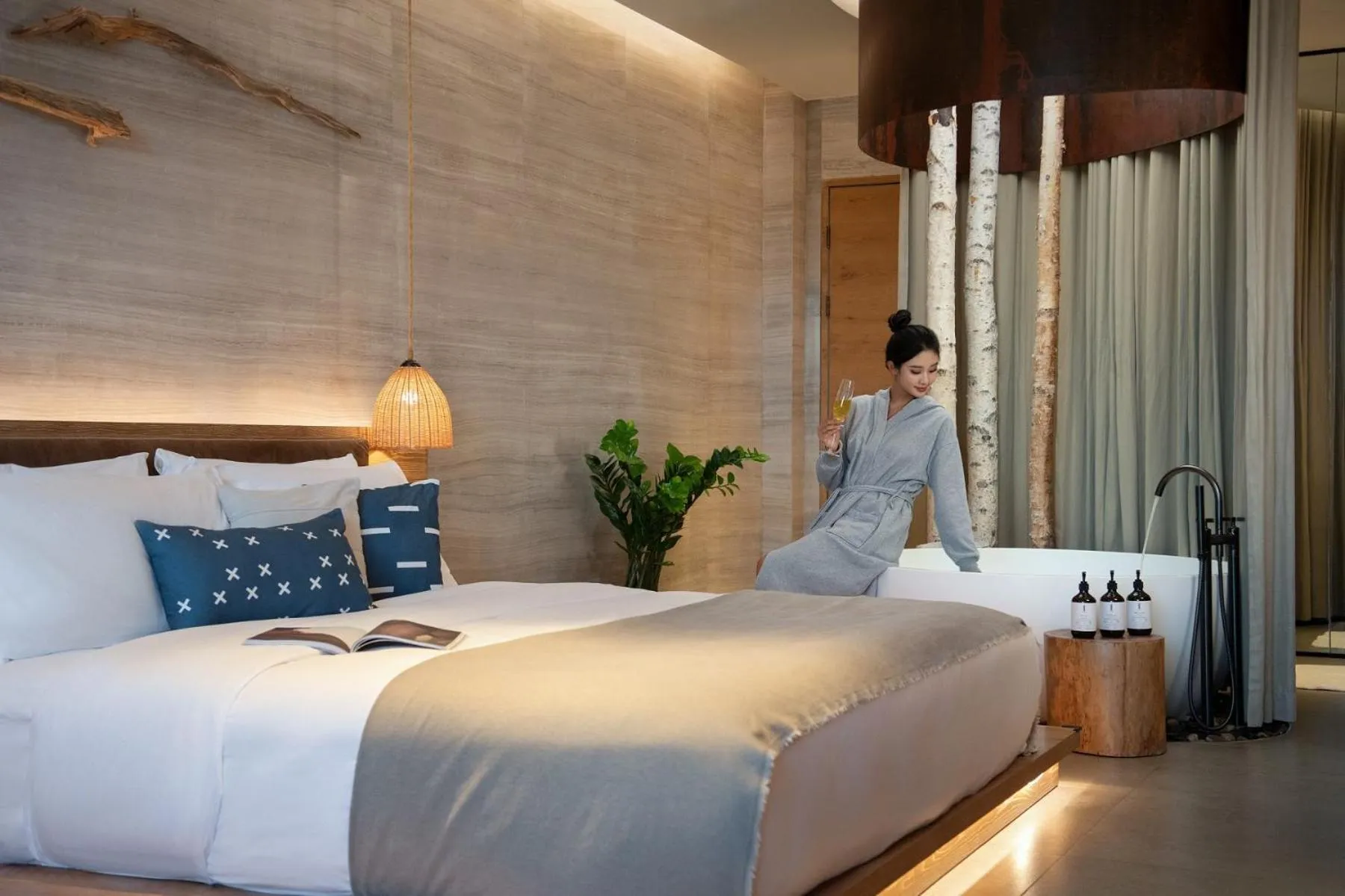 Bed in 1 Hotel Haitang Bay, Sanya