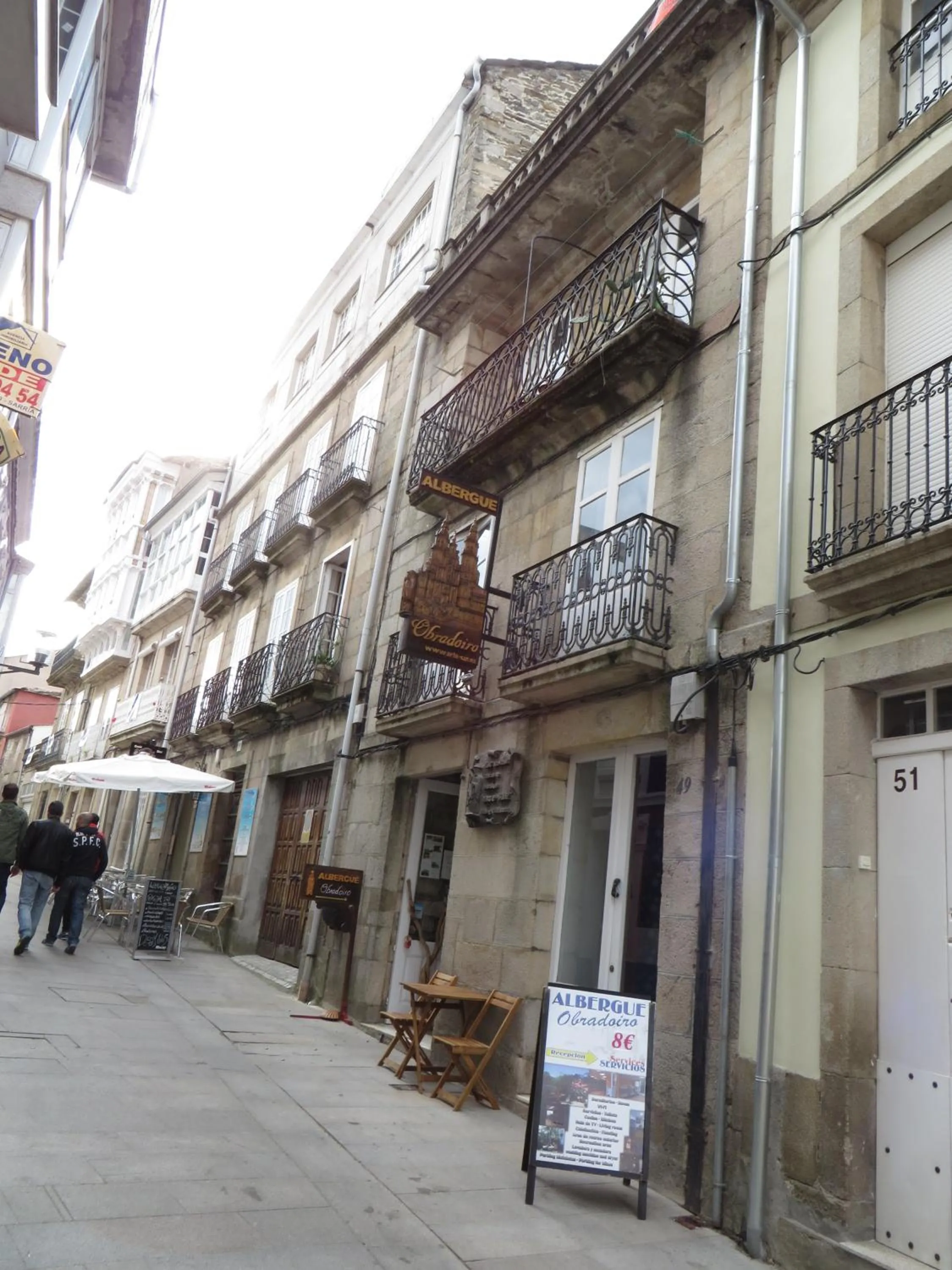 Facade/entrance in Obradoiro