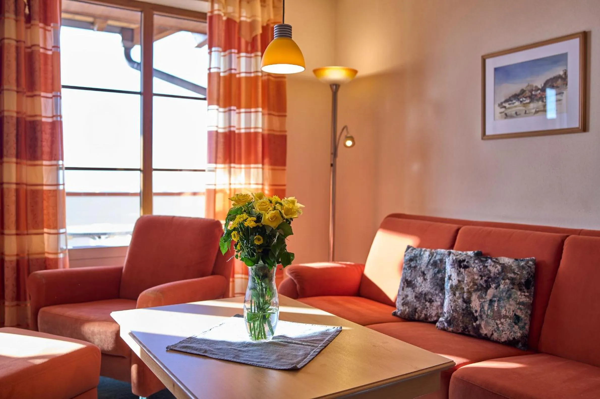 Seating area in Panoramahotel Grobauer