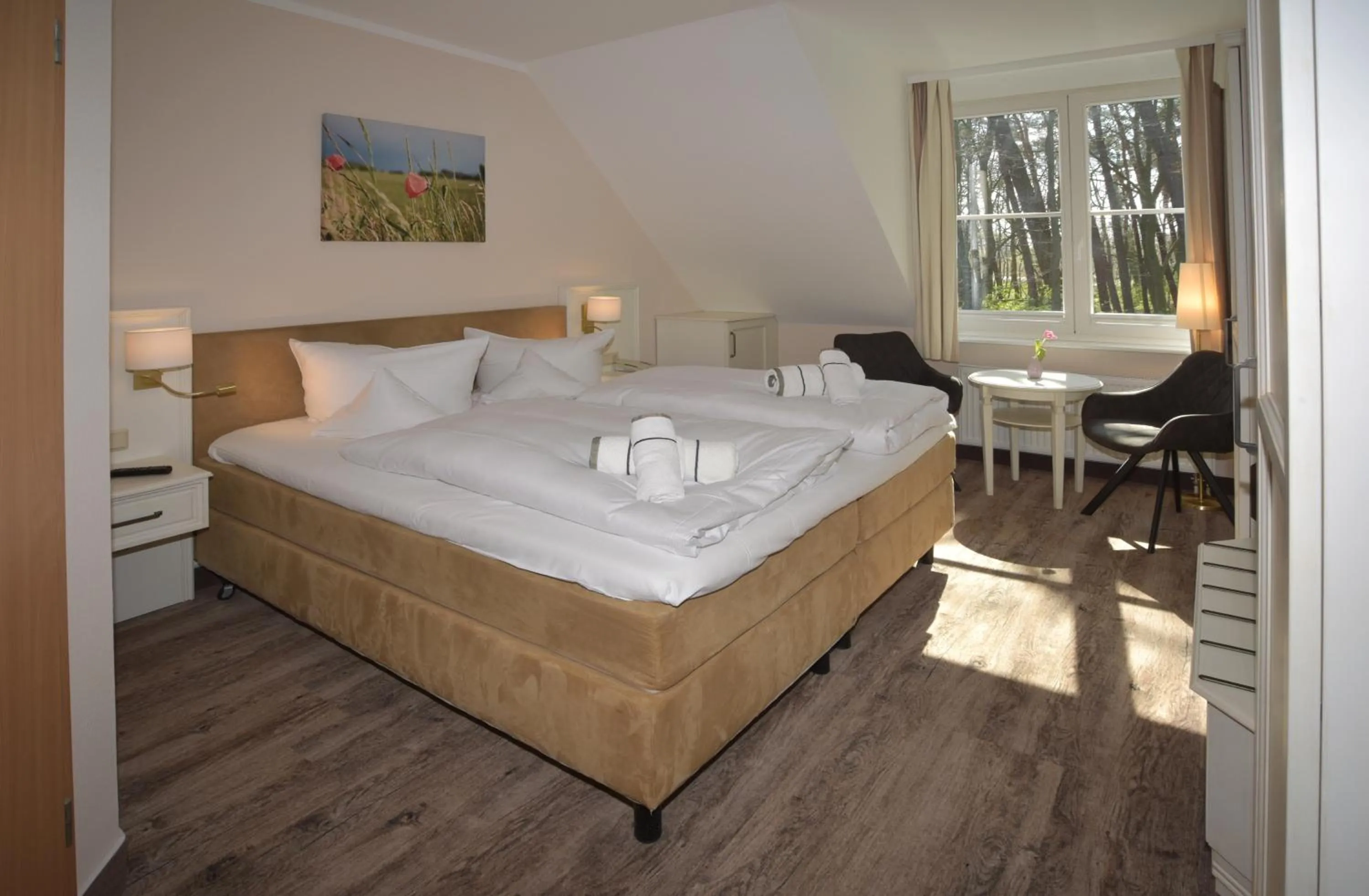 Bed in Hotel Wilhelmshöhe