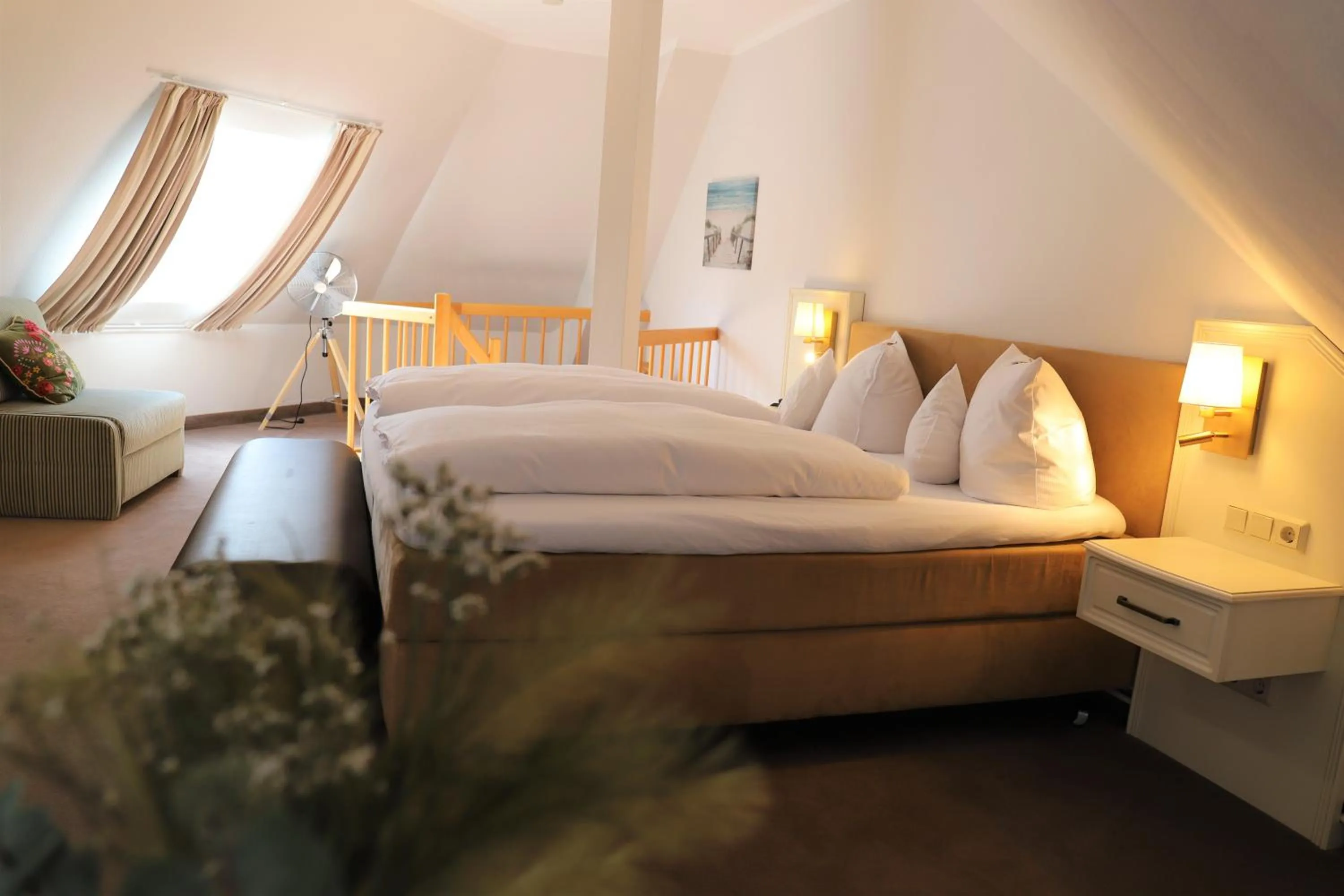 Bed in Hotel Wilhelmshöhe