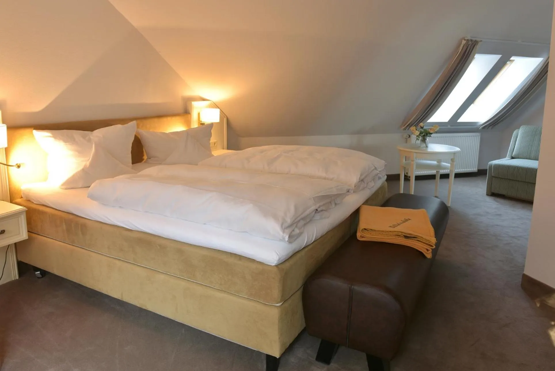 Bed in Hotel Wilhelmshöhe