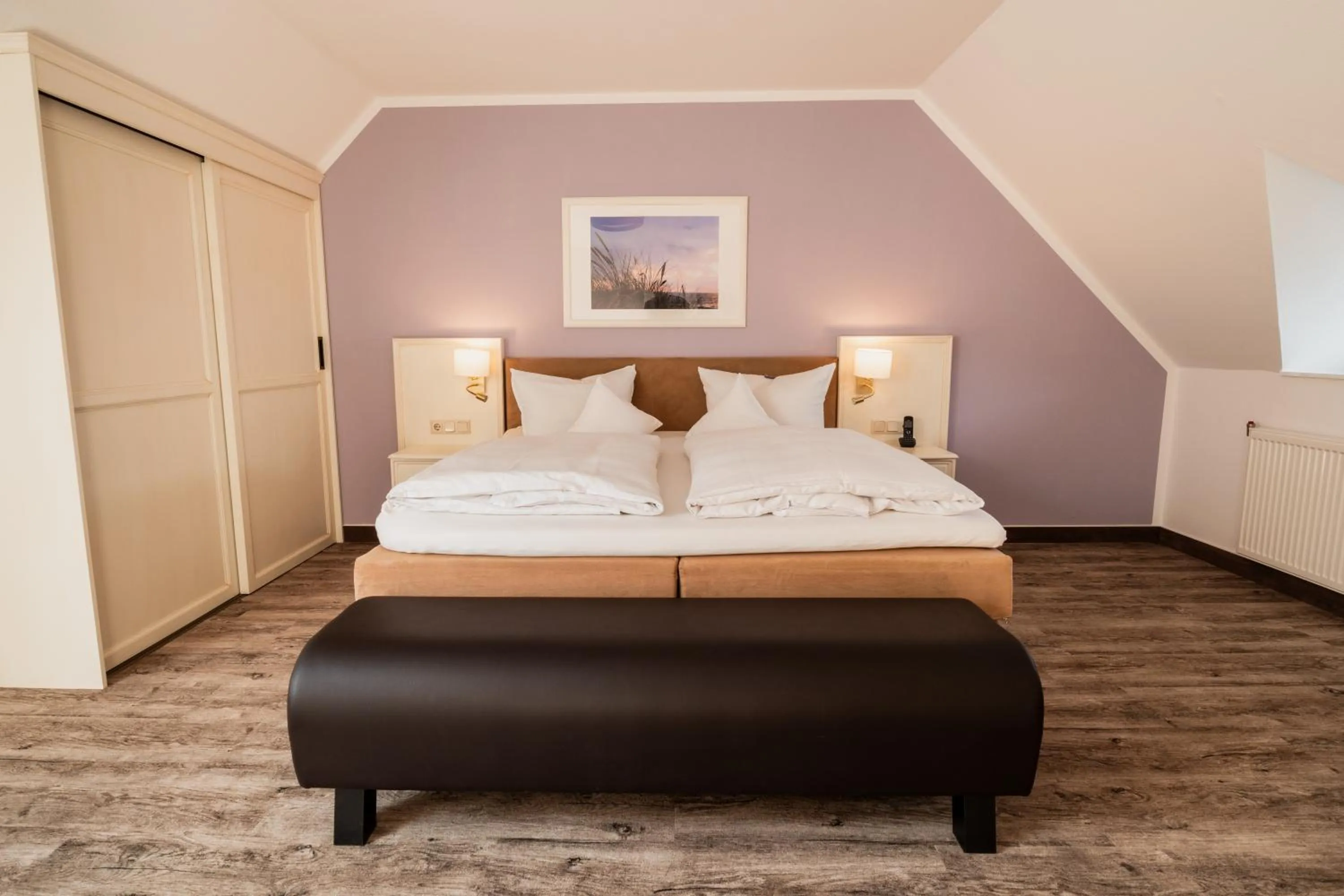 Bed in Hotel Wilhelmshöhe