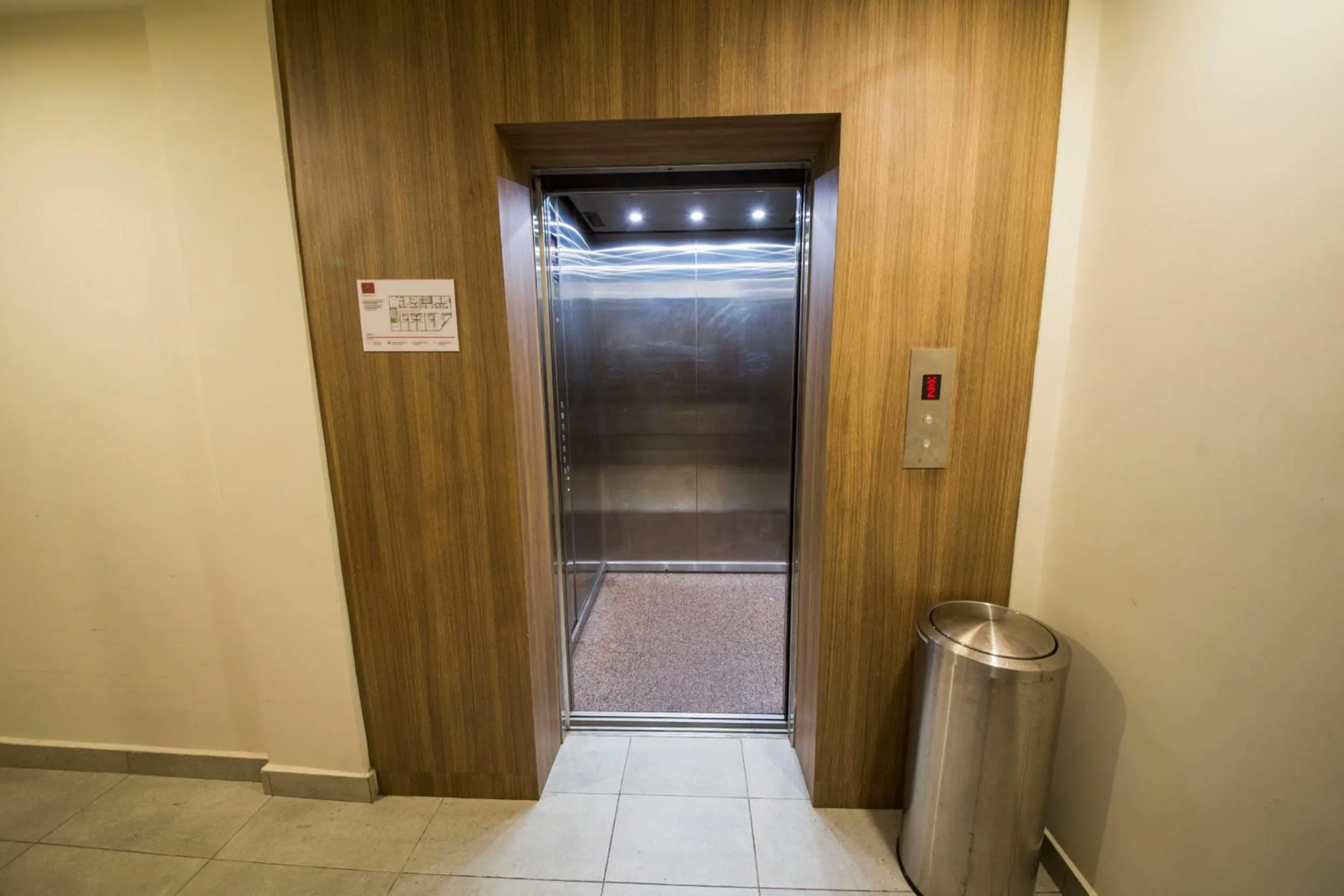 elevator in The Point Boutique Hotel