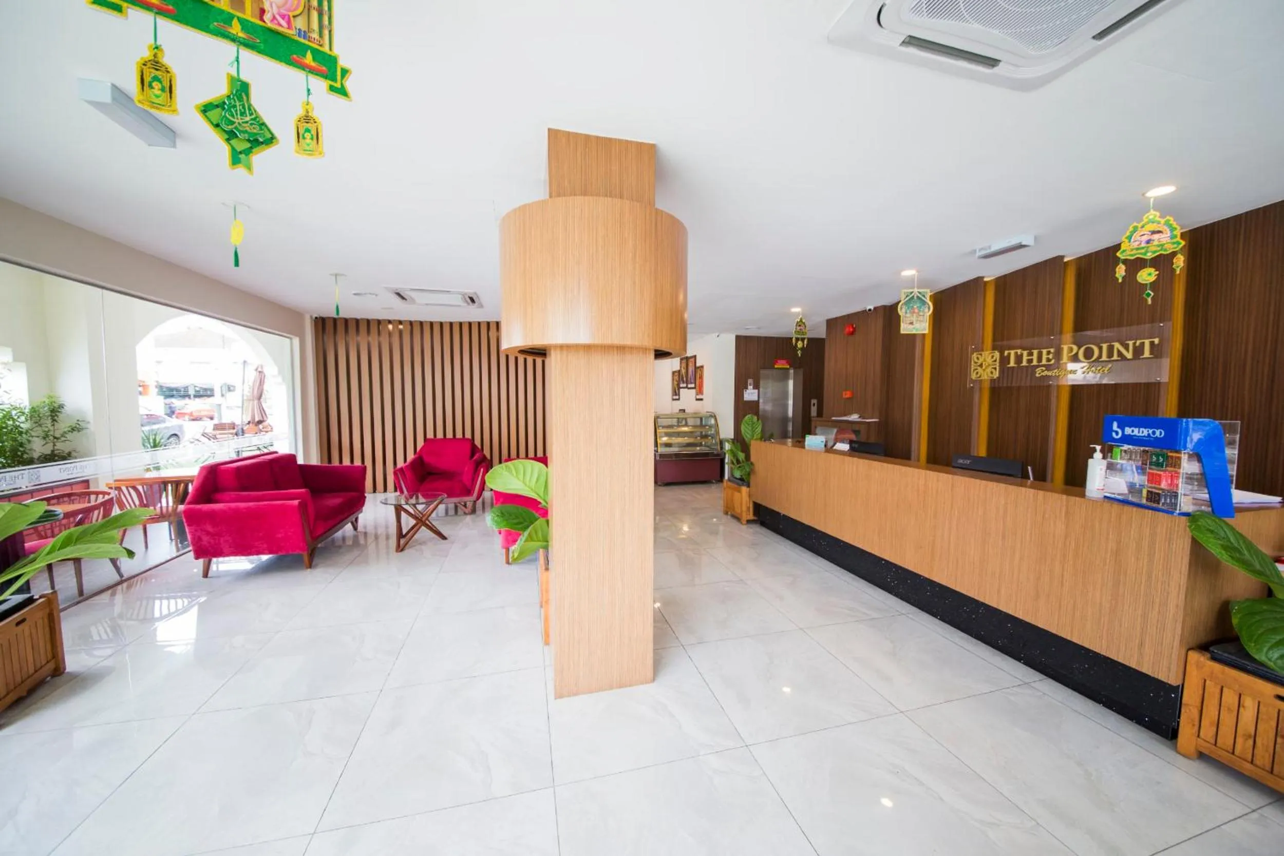 Lobby or reception in The Point Boutique Hotel