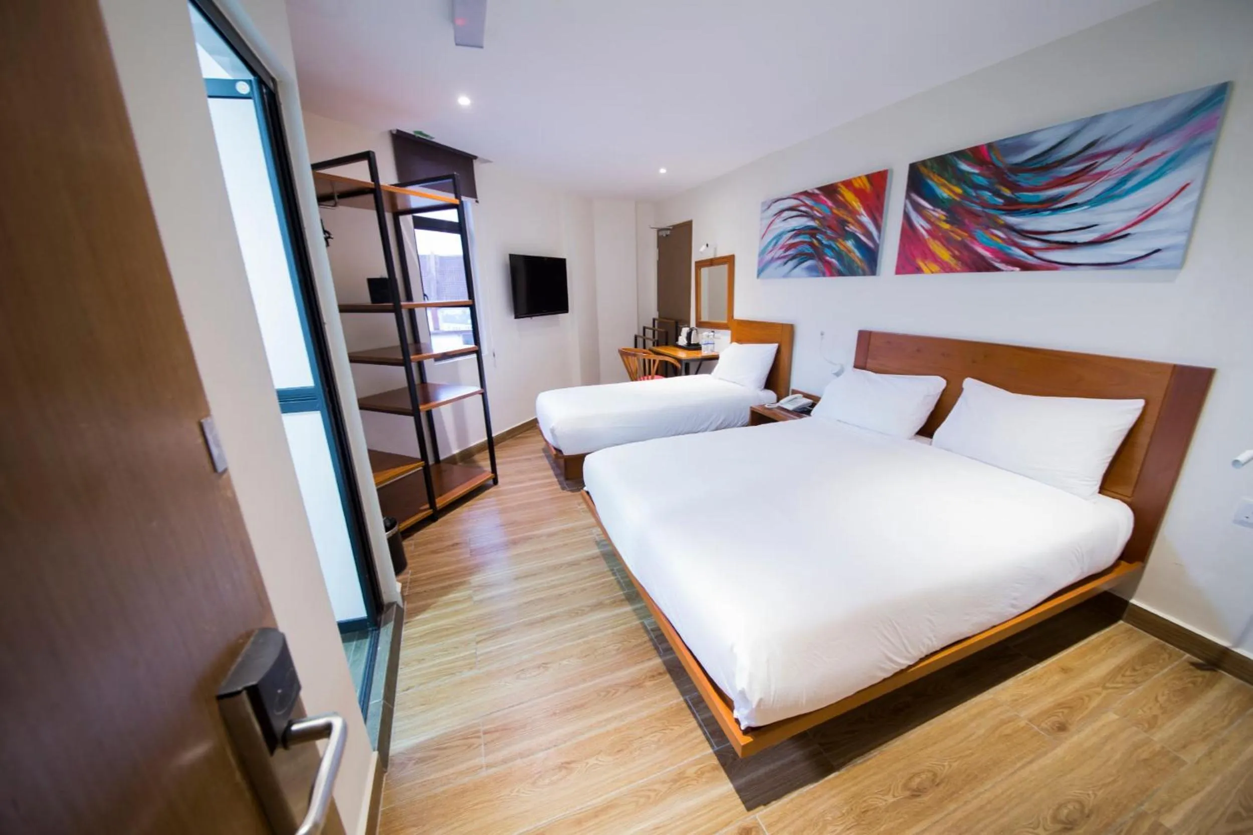 Photo of the whole room, Bed in The Point Boutique Hotel