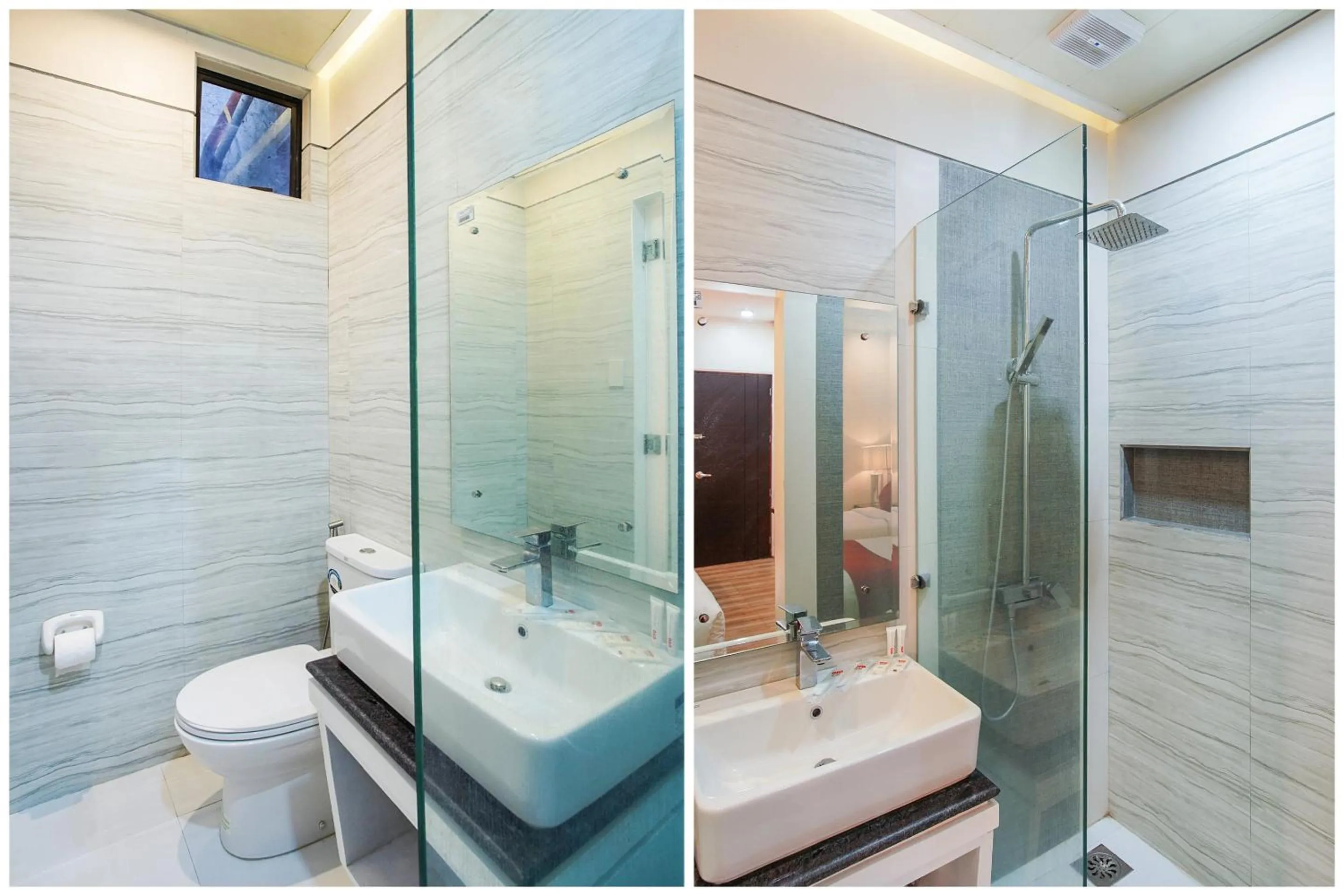 Bathroom in OYO 489 Casa Mia Hotel Suites