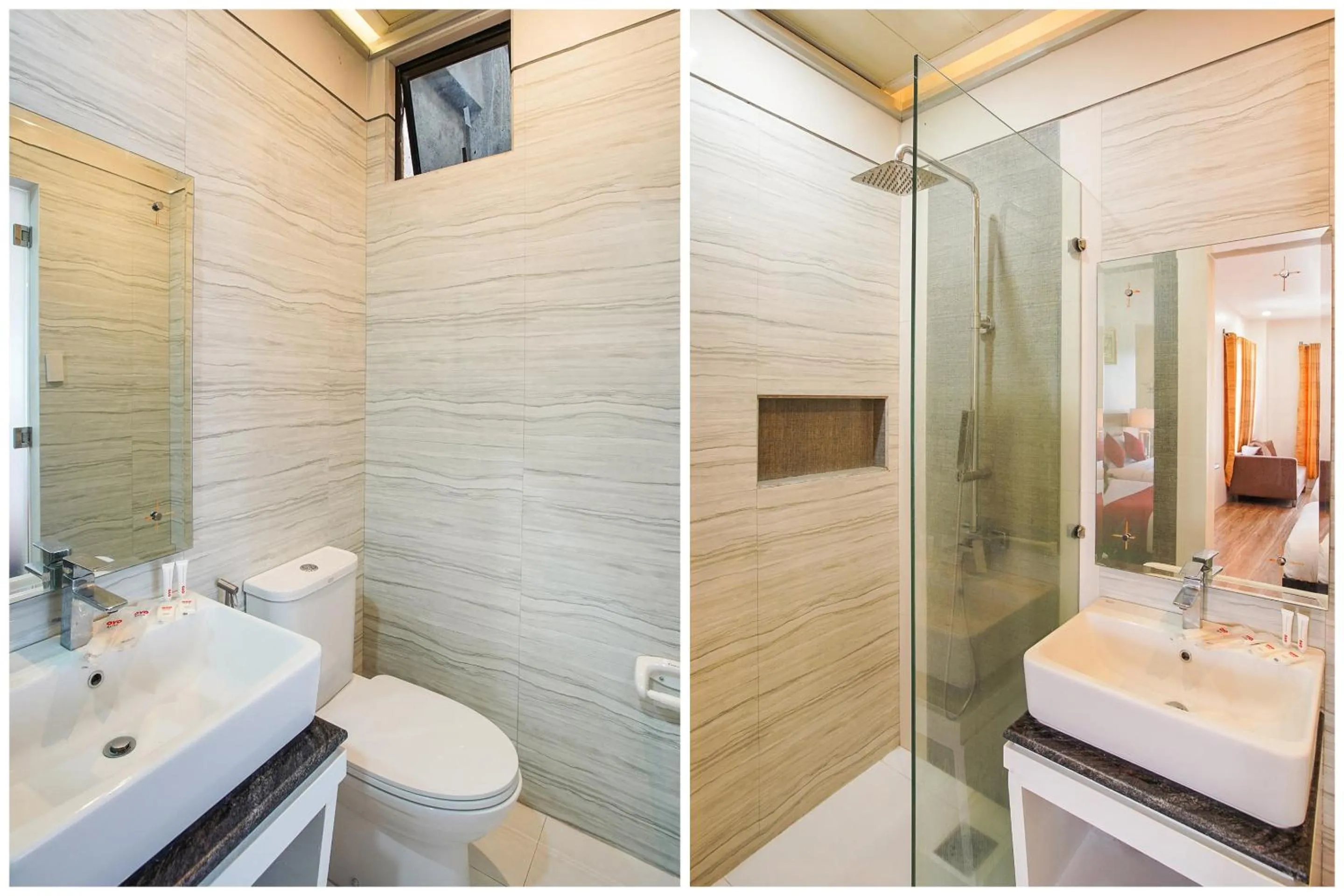 Bathroom in OYO 489 Casa Mia Hotel Suites