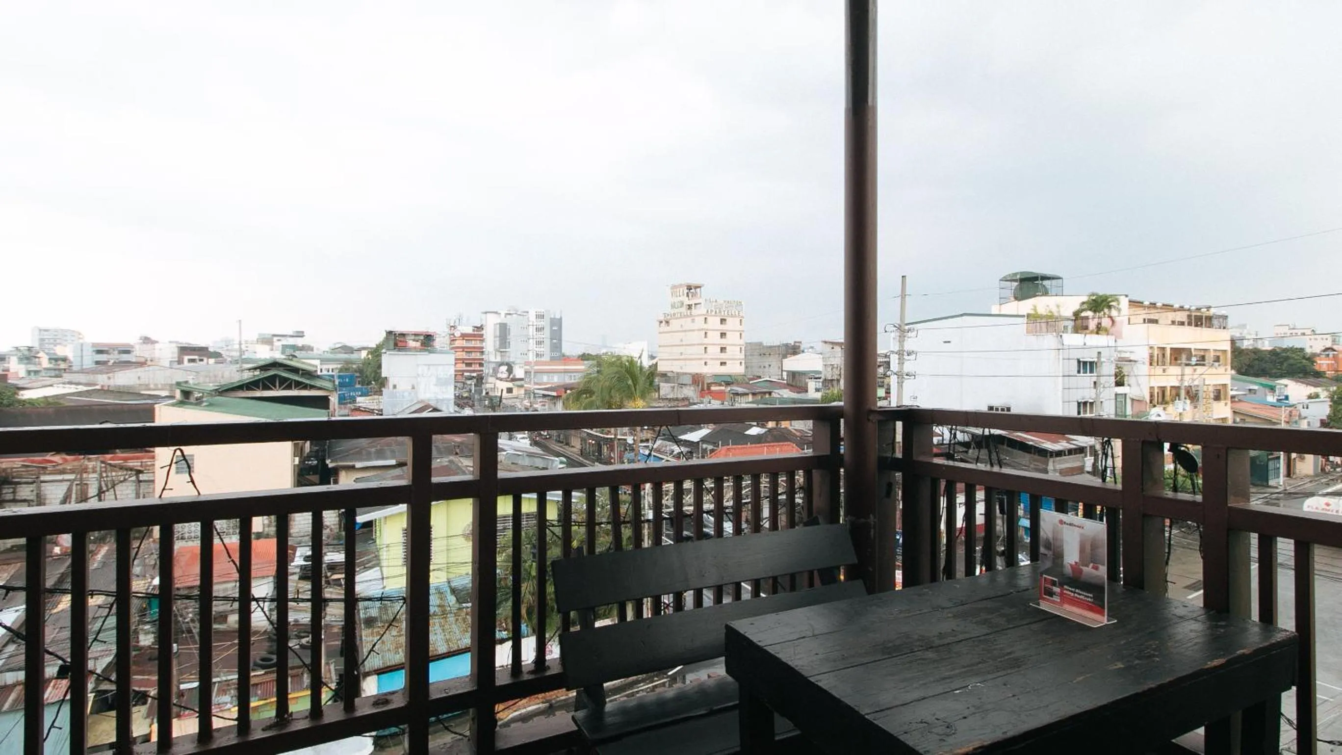Balcony/Terrace in RedDoorz at V-Cat Apartelle Sampaloc Manila