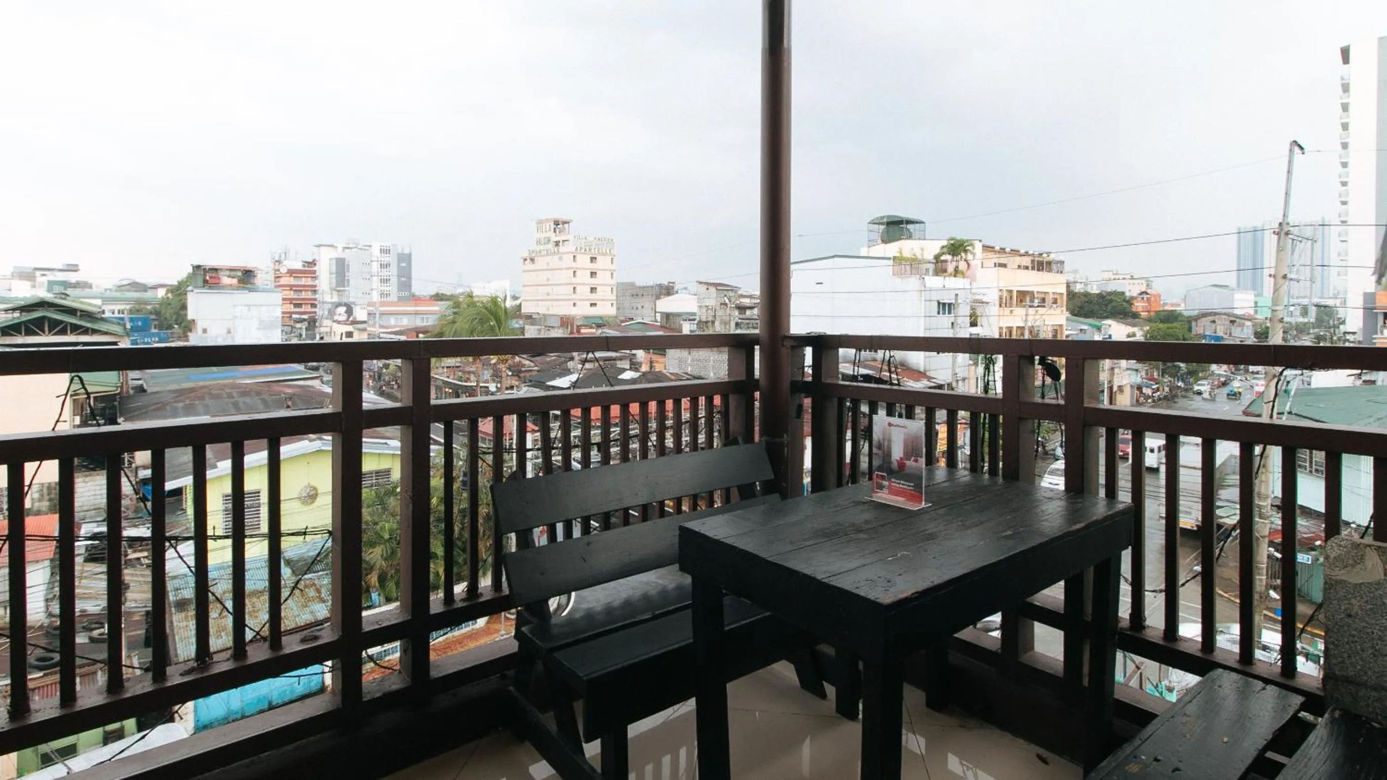 Balcony/Terrace in RedDoorz at V-Cat Apartelle Sampaloc Manila