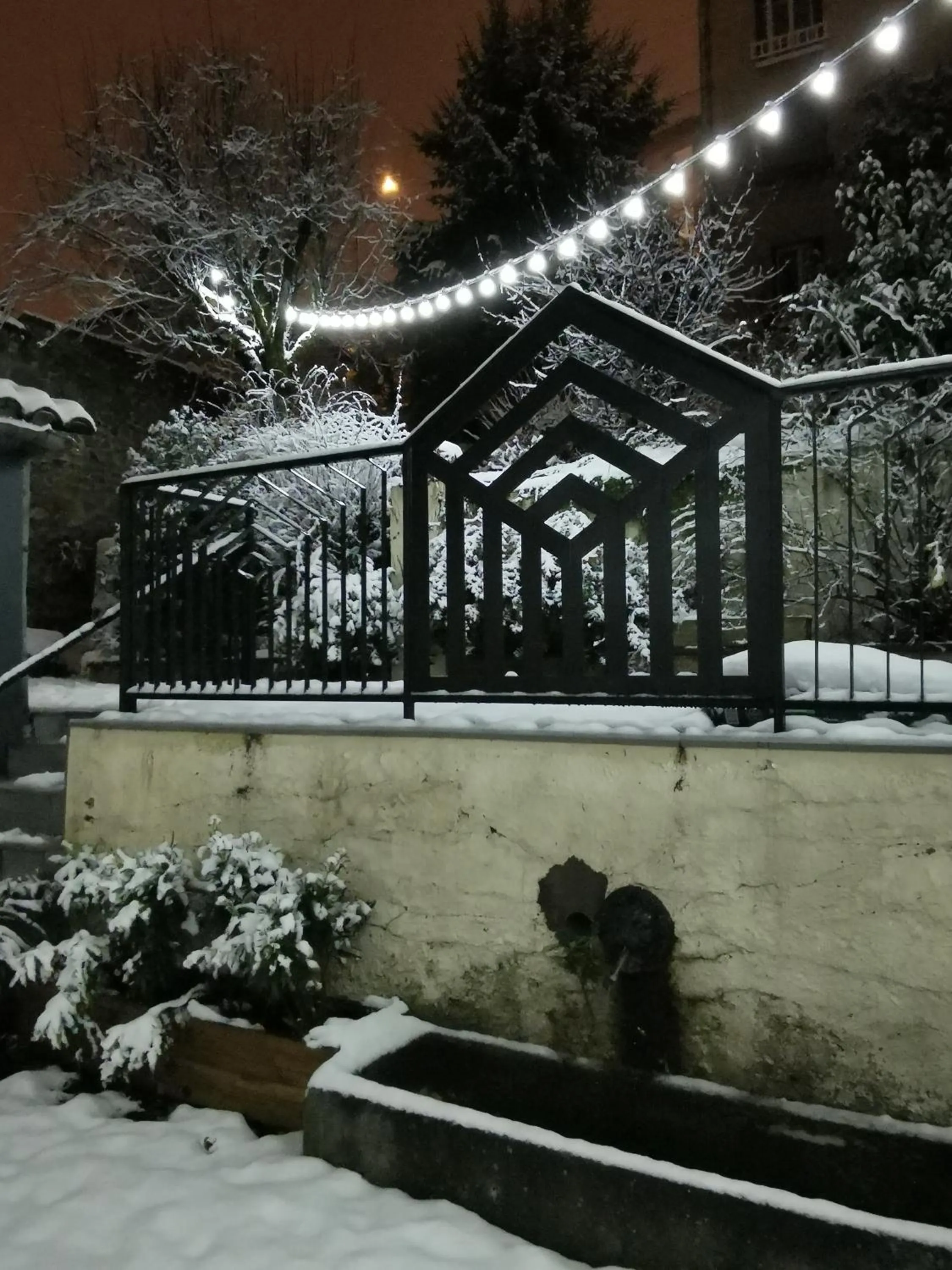 Patio in Hôtel Zadig