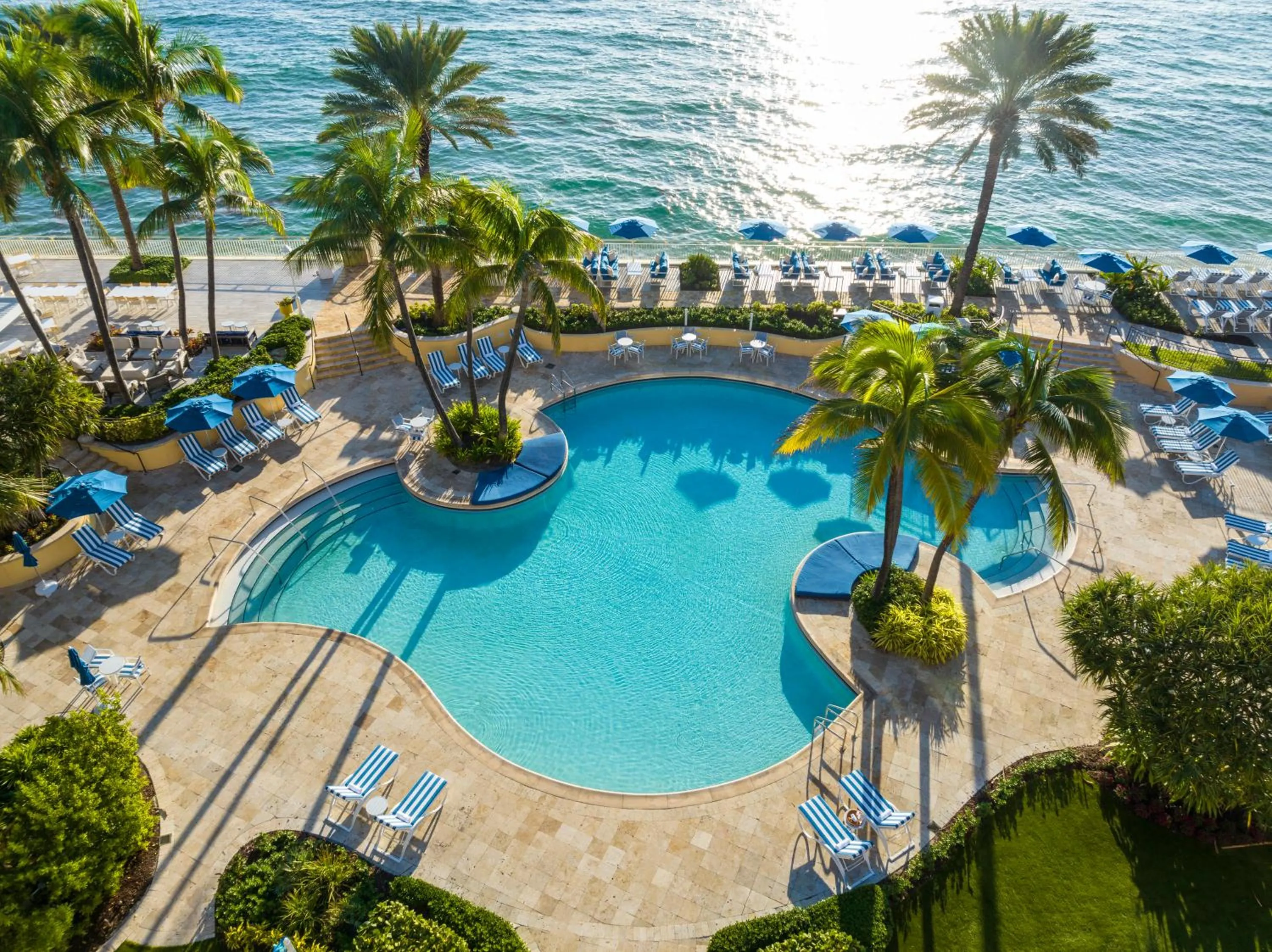 Pool view in Eau Resort & Spa