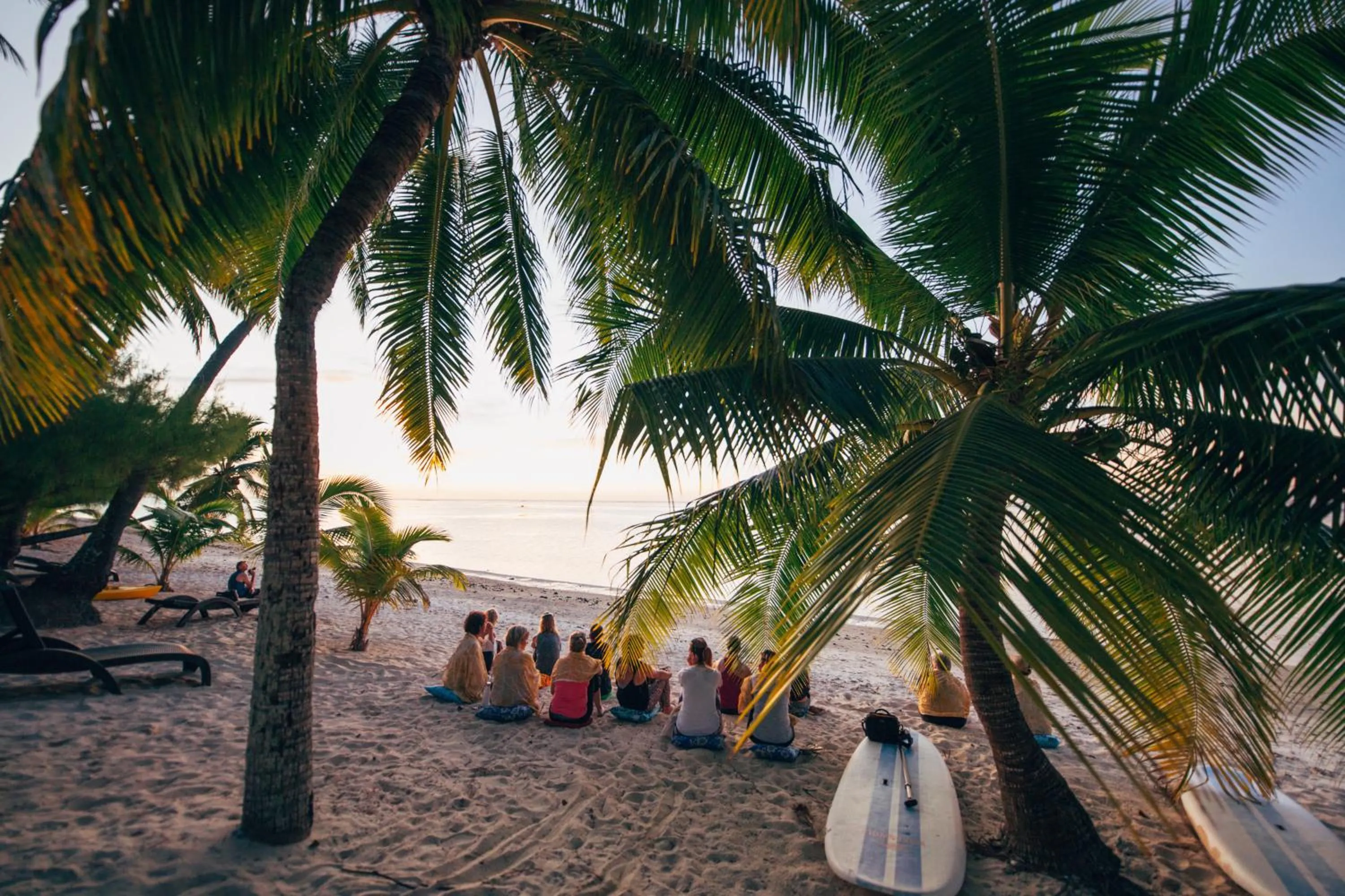 People in Tamanu Beach
