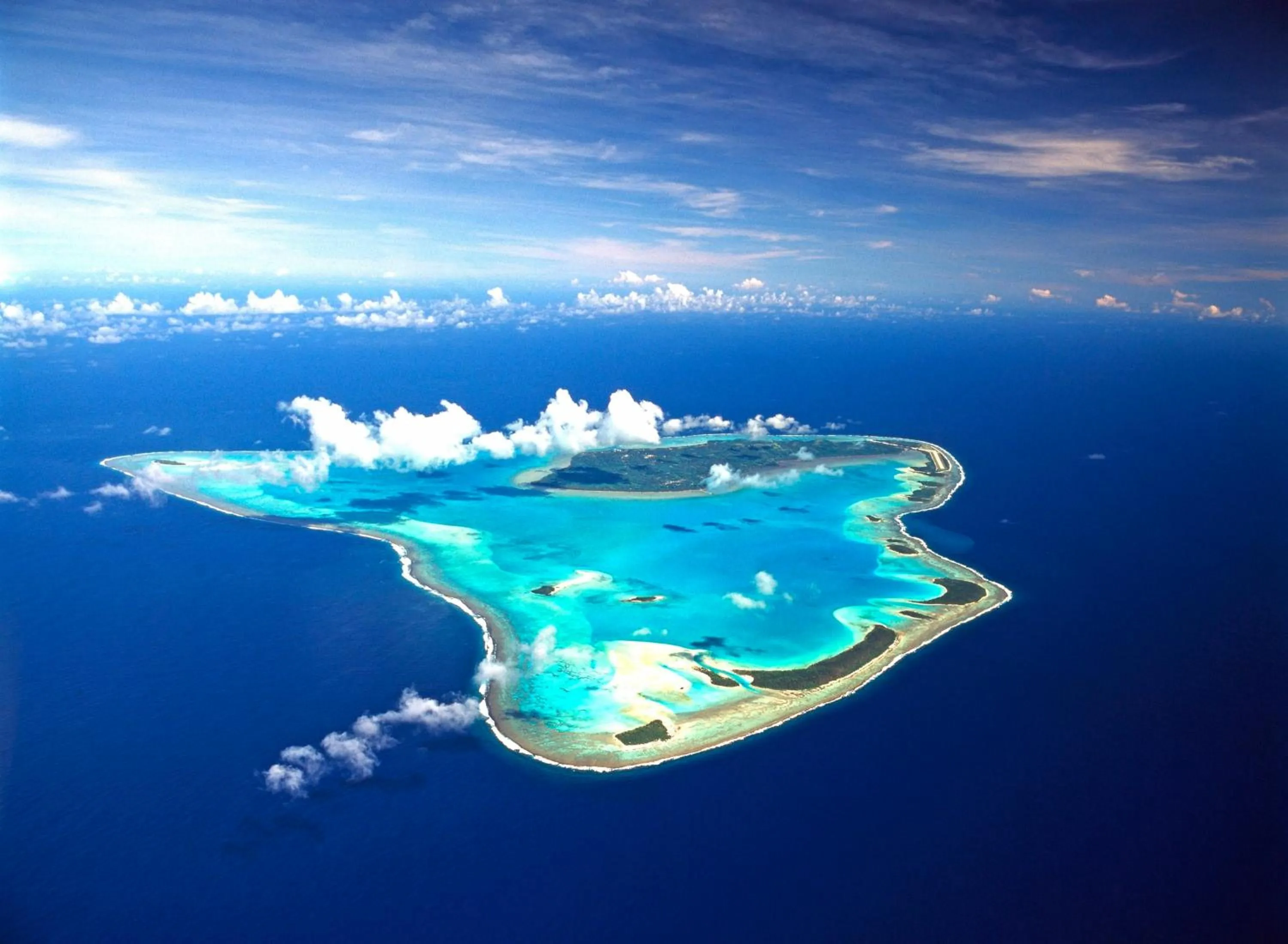 Bird's eye view in Tamanu Beach