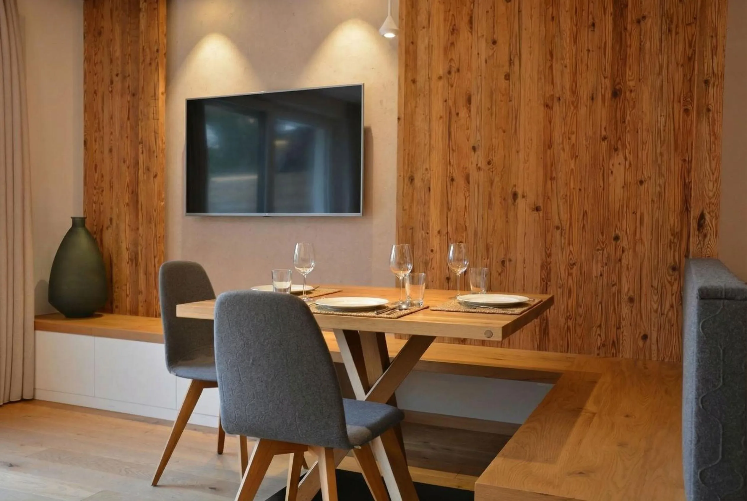 Dining area in Panorama Residence Saltauserhof Resort