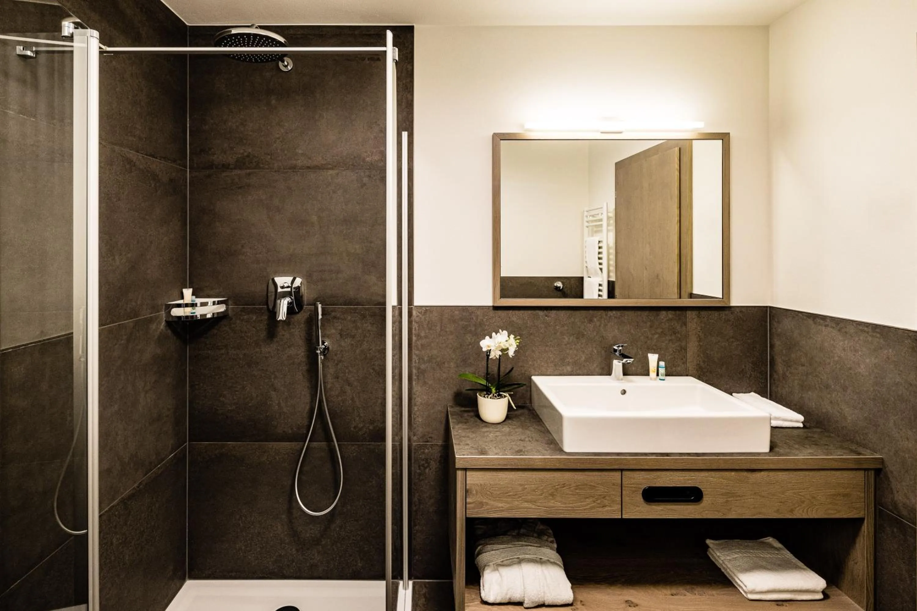 Bathroom in Panorama Residence Saltauserhof Resort